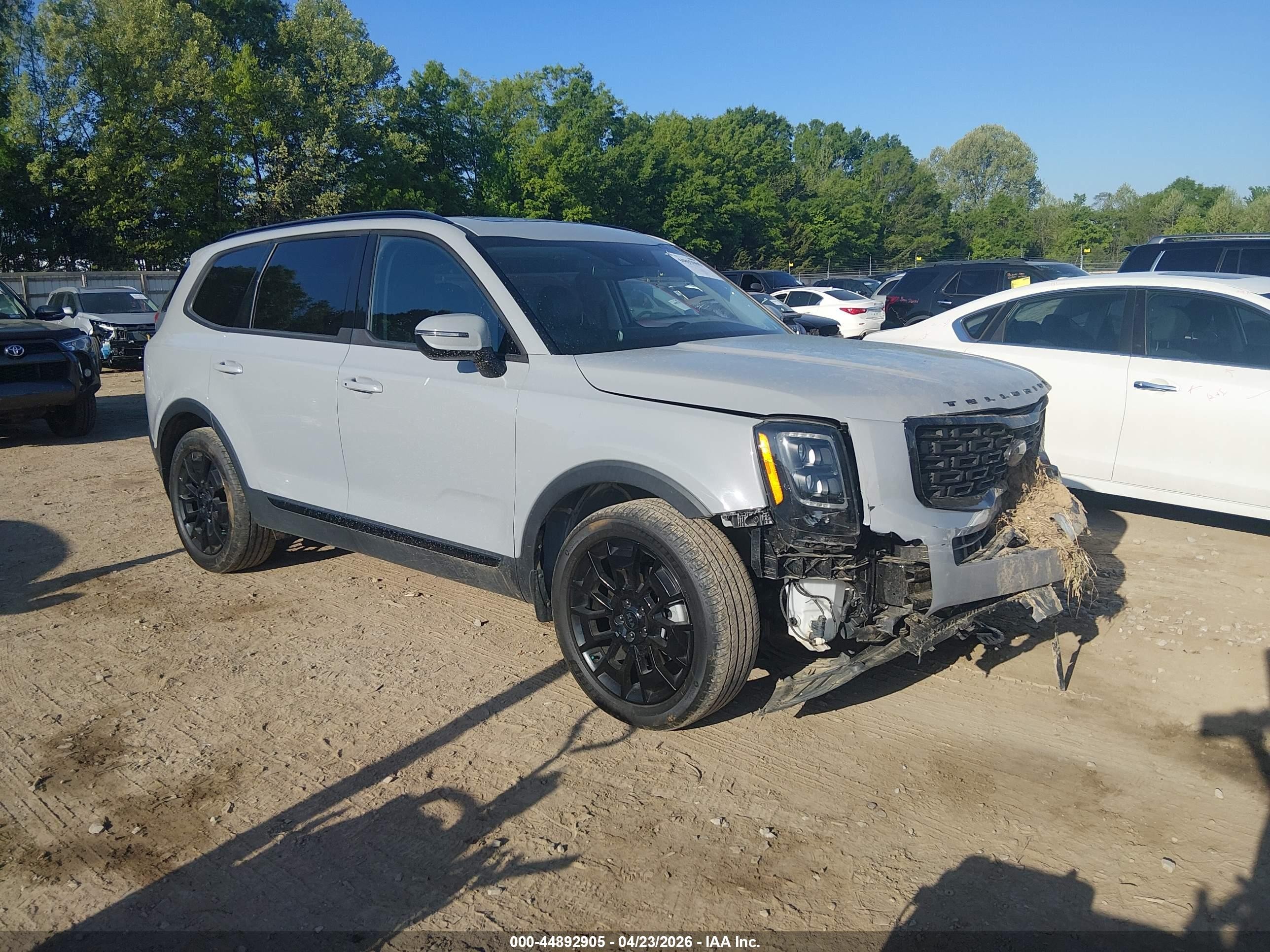 2021 Kia Telluride EX, VIN 5XYP3DHC2MG129076 — Front end