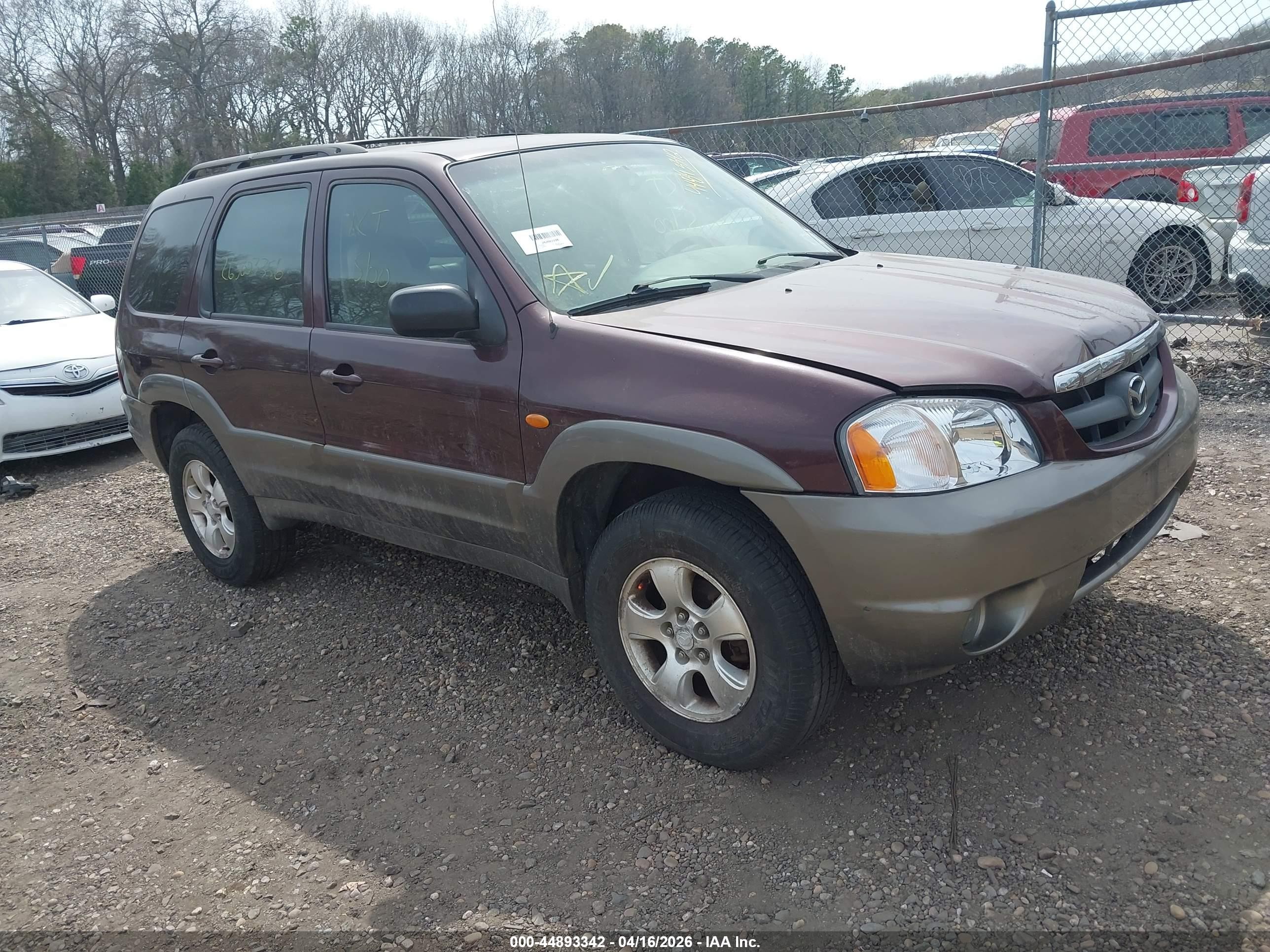 2001 Mazda Tribute LX, VIN 4F2YU08141KM37218 — Перед