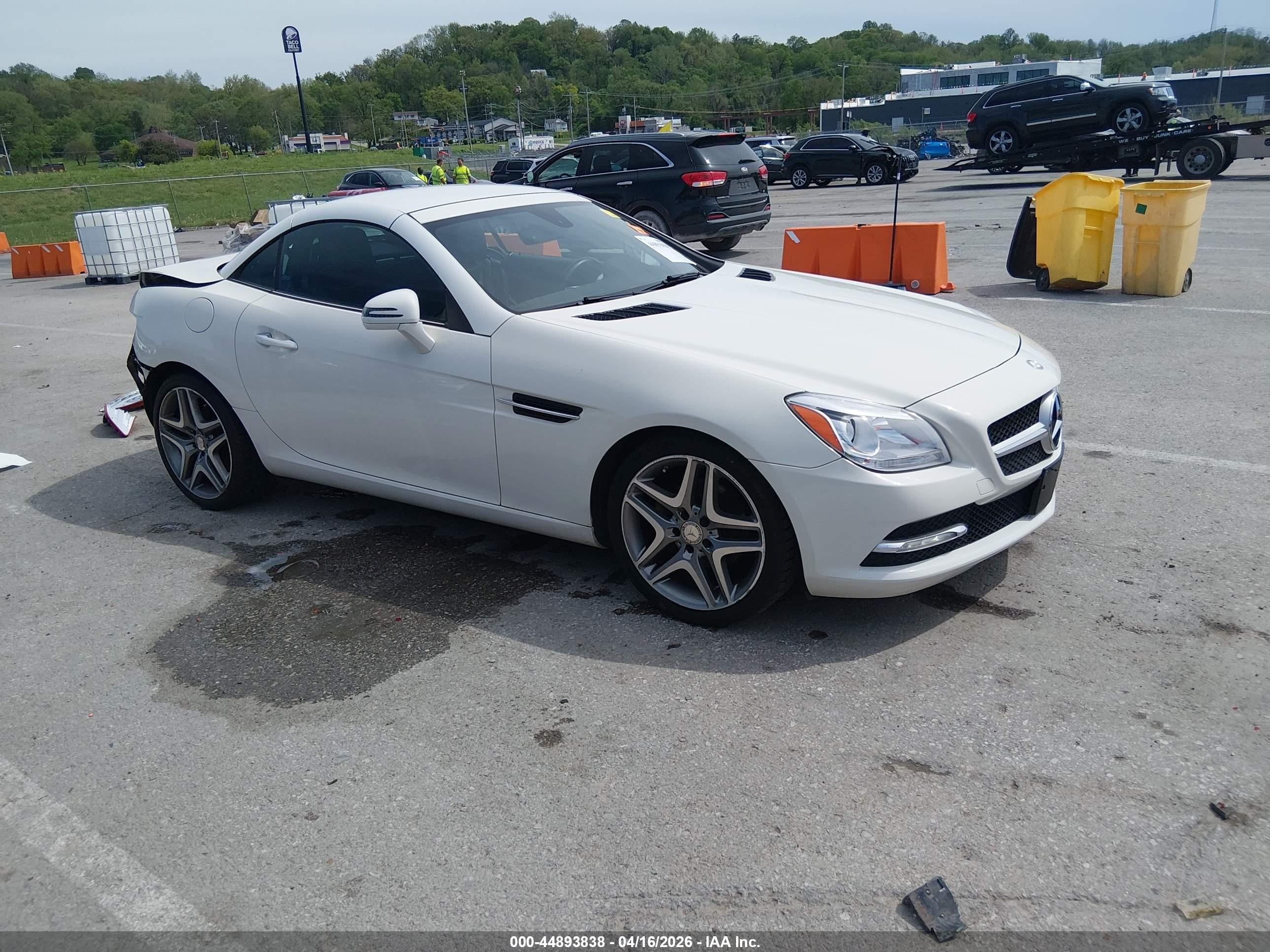 2012 Mercedes-Benz SLK 250, VIN WDDPK4HAXCF036878 — Rear end