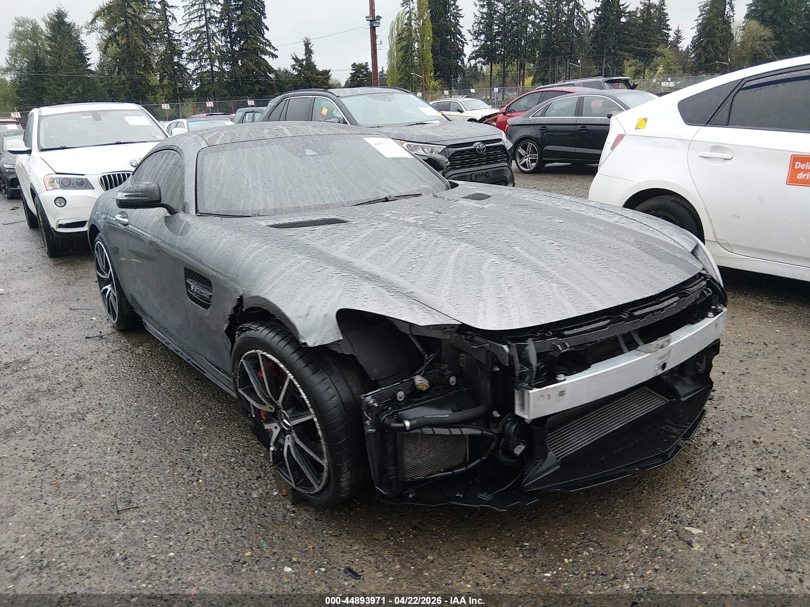 2016 Mercedes-Benz AMG GT S, VIN WDDYJAJA3GA000890 — Front end
