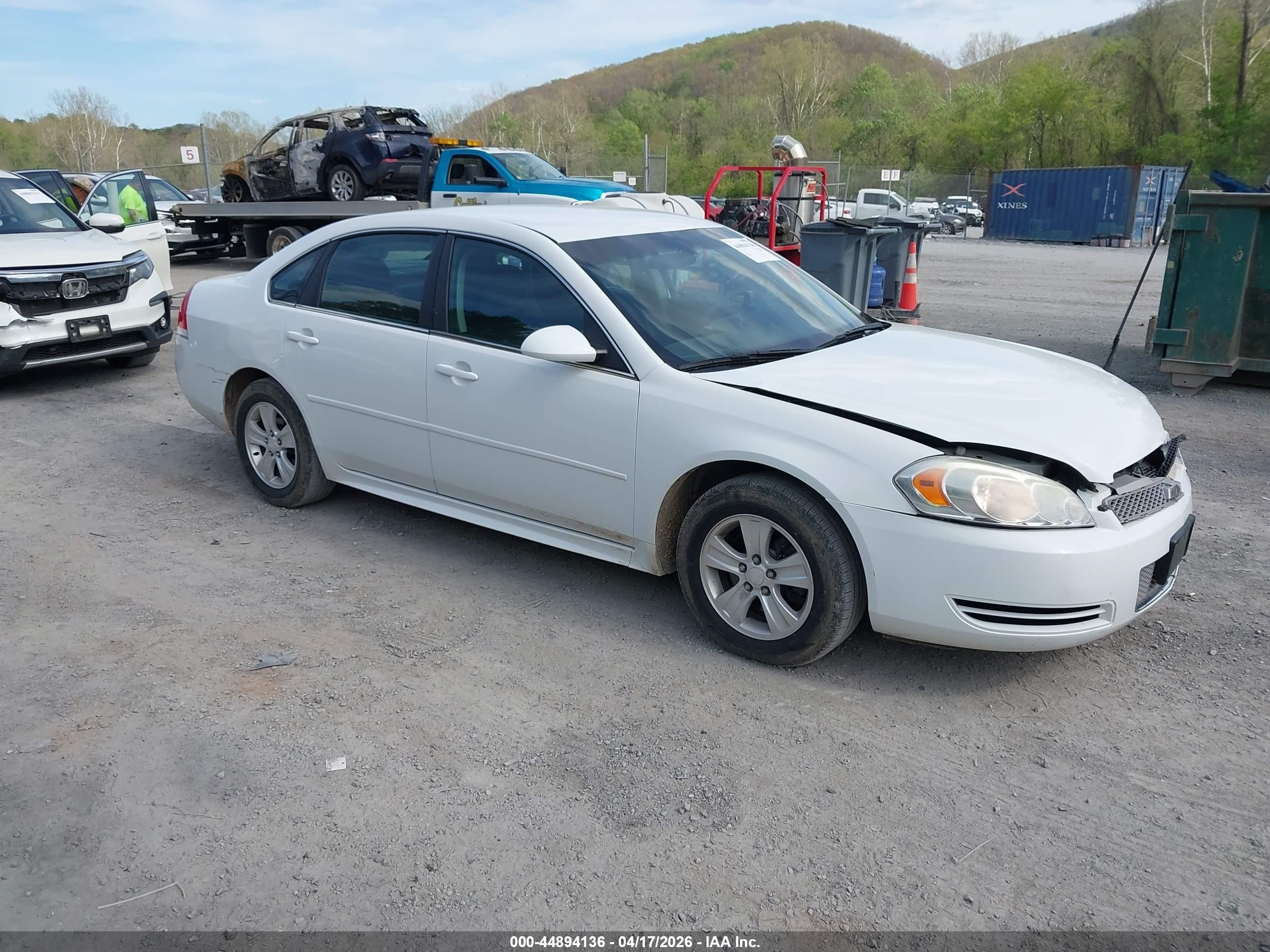 2012 Chevrolet Impala LS Fleet, VIN 2G1WF5E34C1301557 — Front end