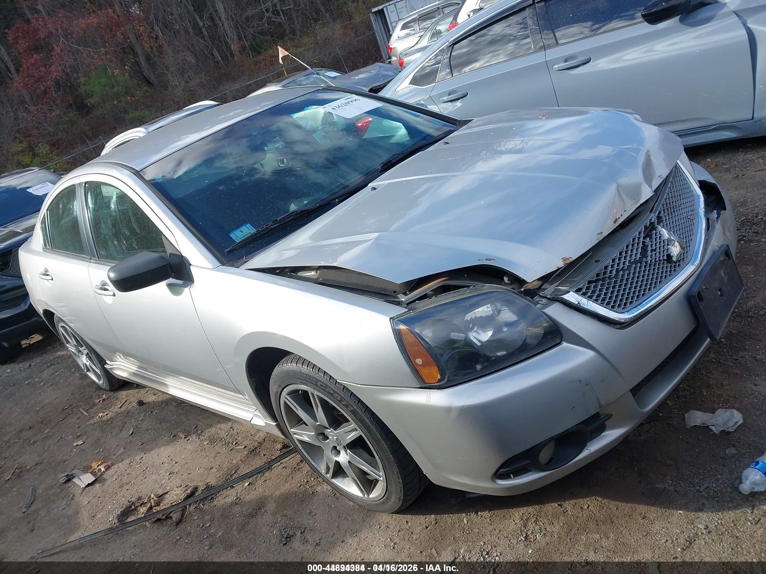 2010 Mitsubishi Galant ES, VIN 4A32B3FF9AE013766 — Front end