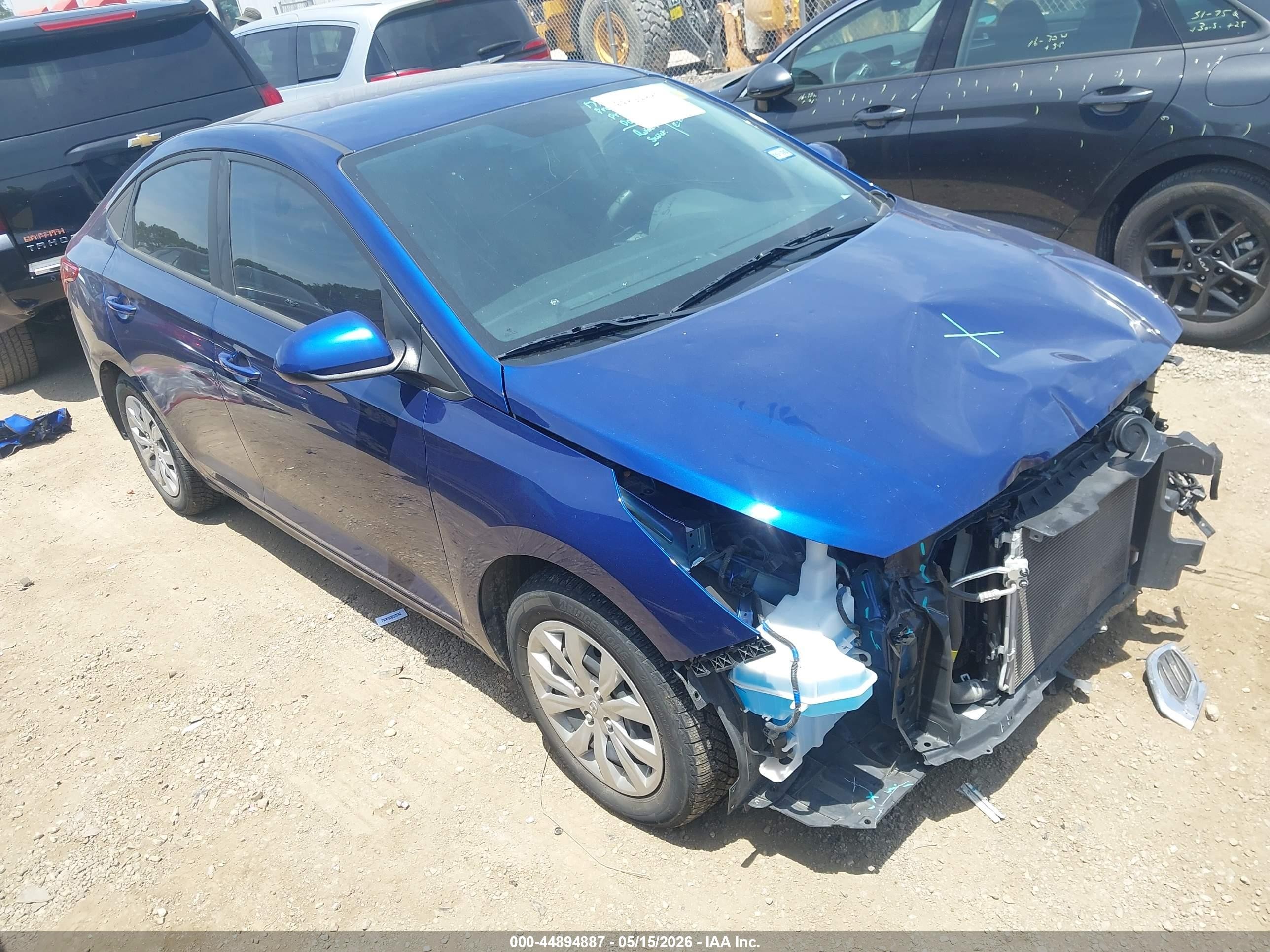 2022 Hyundai Accent SE, VIN 3KPC24A61NE153860 — Front end