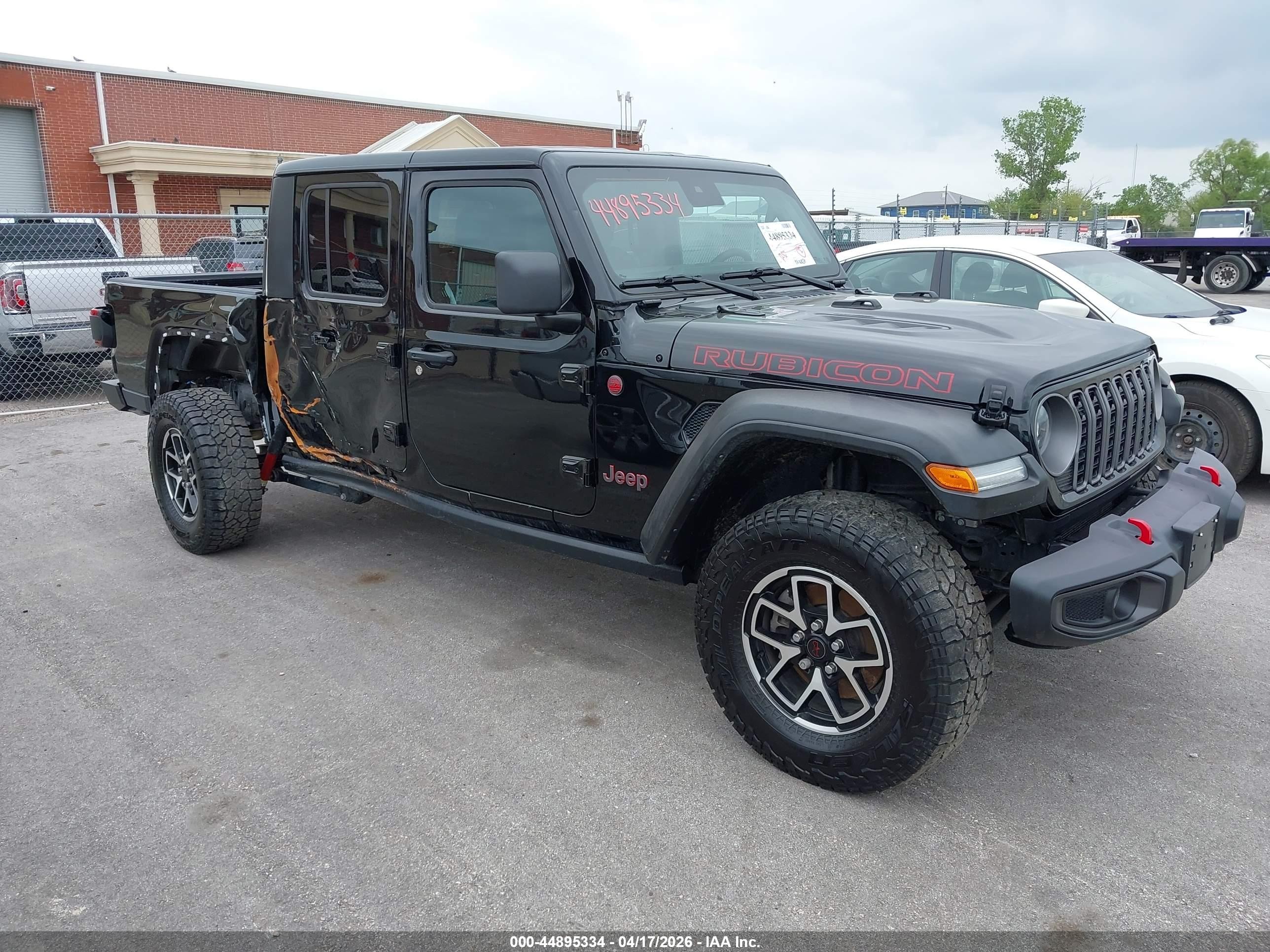 2025 Jeep Gladiator Rubicon, VIN 1C6RJTBG5SL504407 — Side