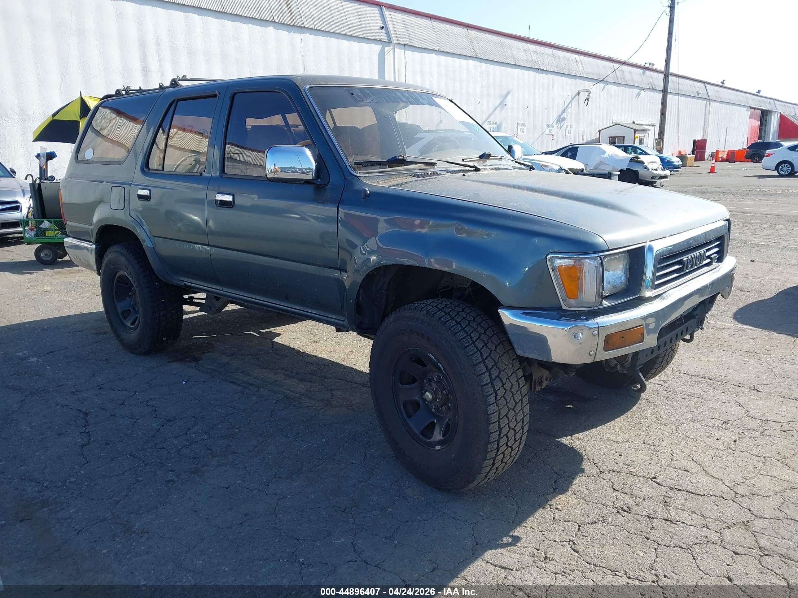 1991 Toyota 4Runner, VIN JT3VN39W4M0062351 — Repossession