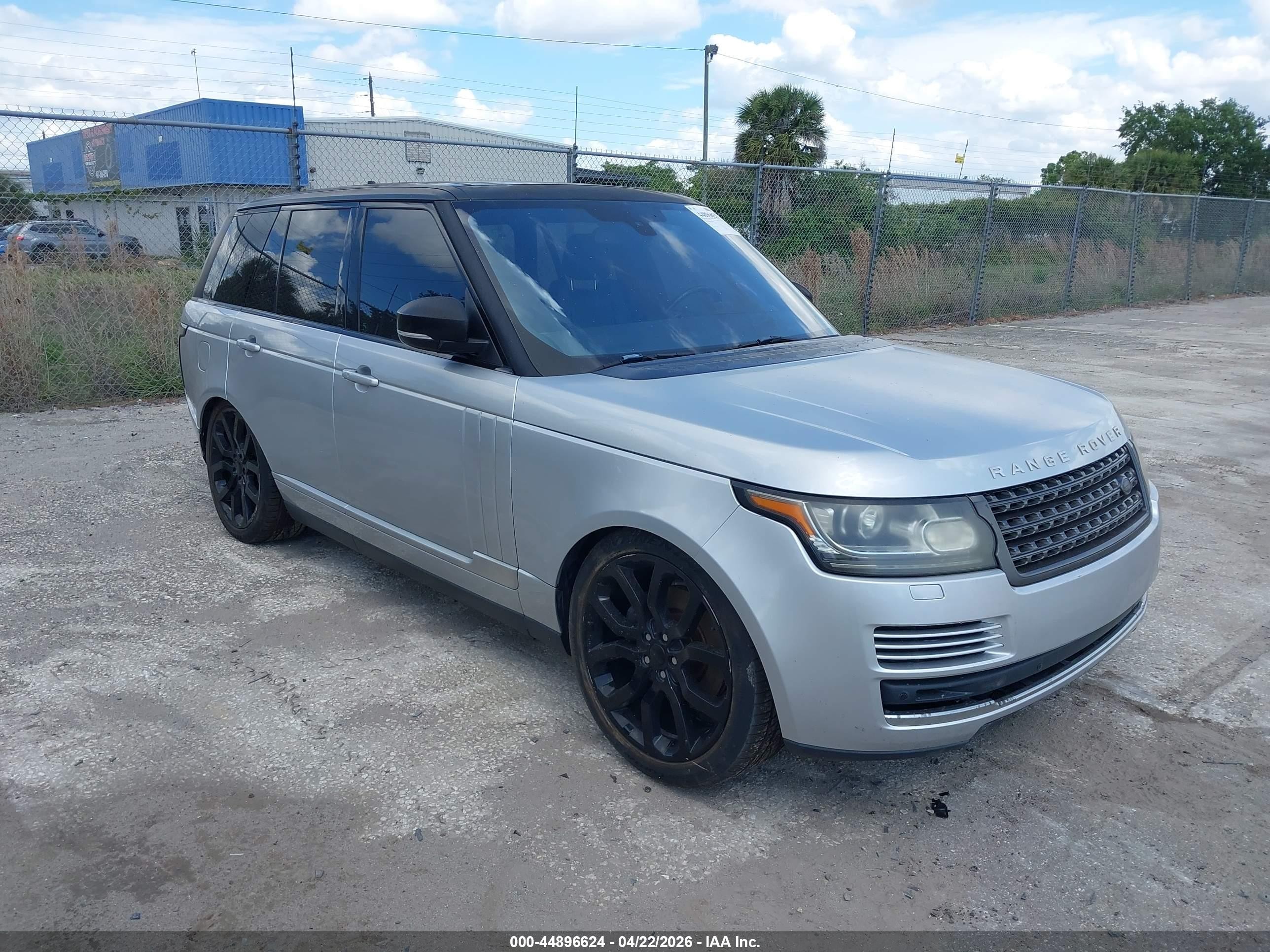 2016 Land Rover Range Rover, VIN SALGR2VF4GA263859 — Water / flood