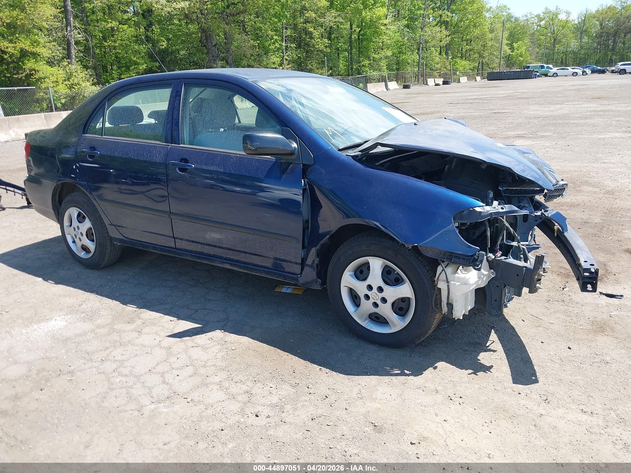 2008 Toyota Corolla LE, VIN 2T1BR32E48C899956 — Front end