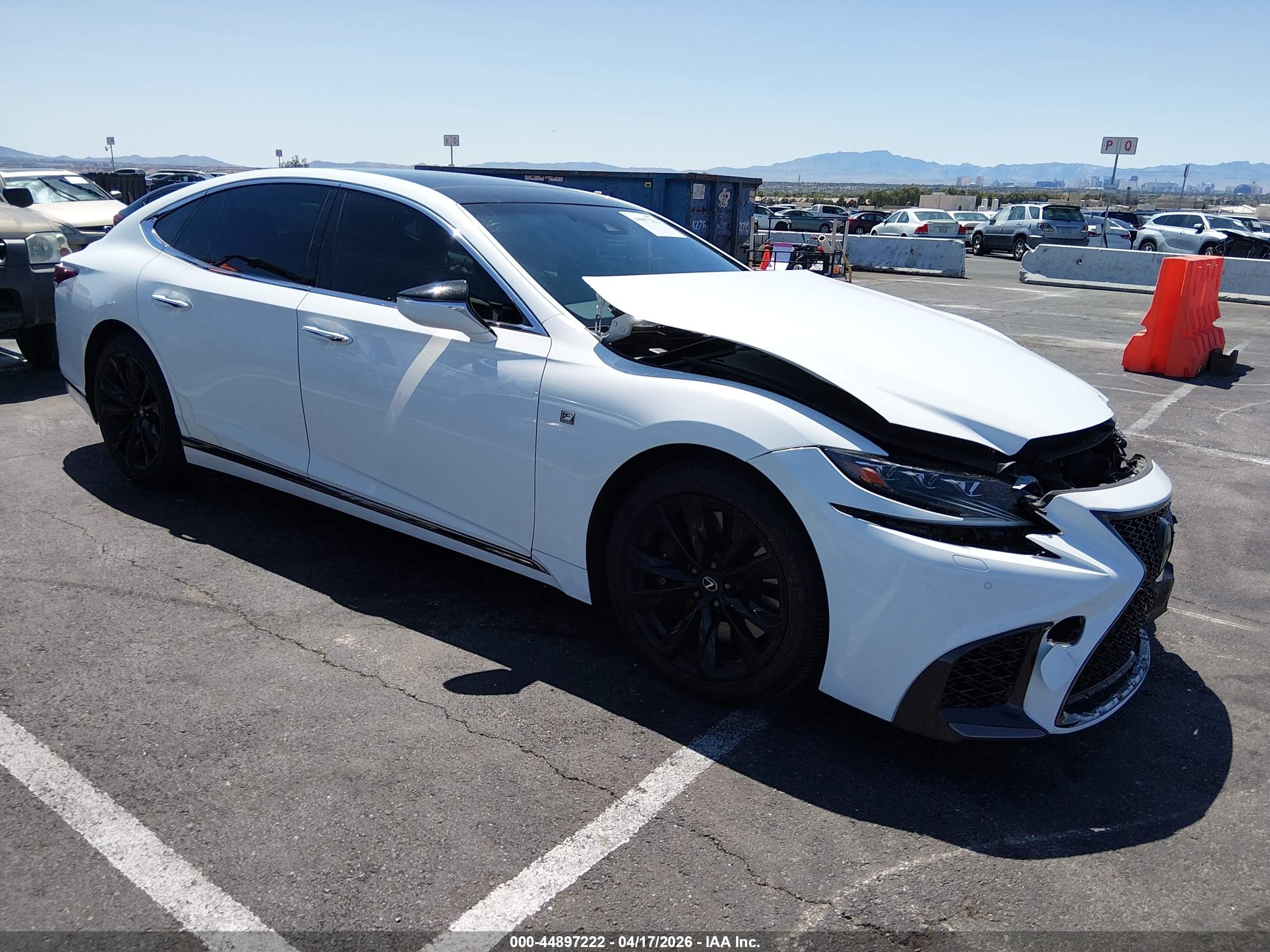 2018 Lexus LS 500 F Sport, VIN JTHB51FF1J5000331 — Front end