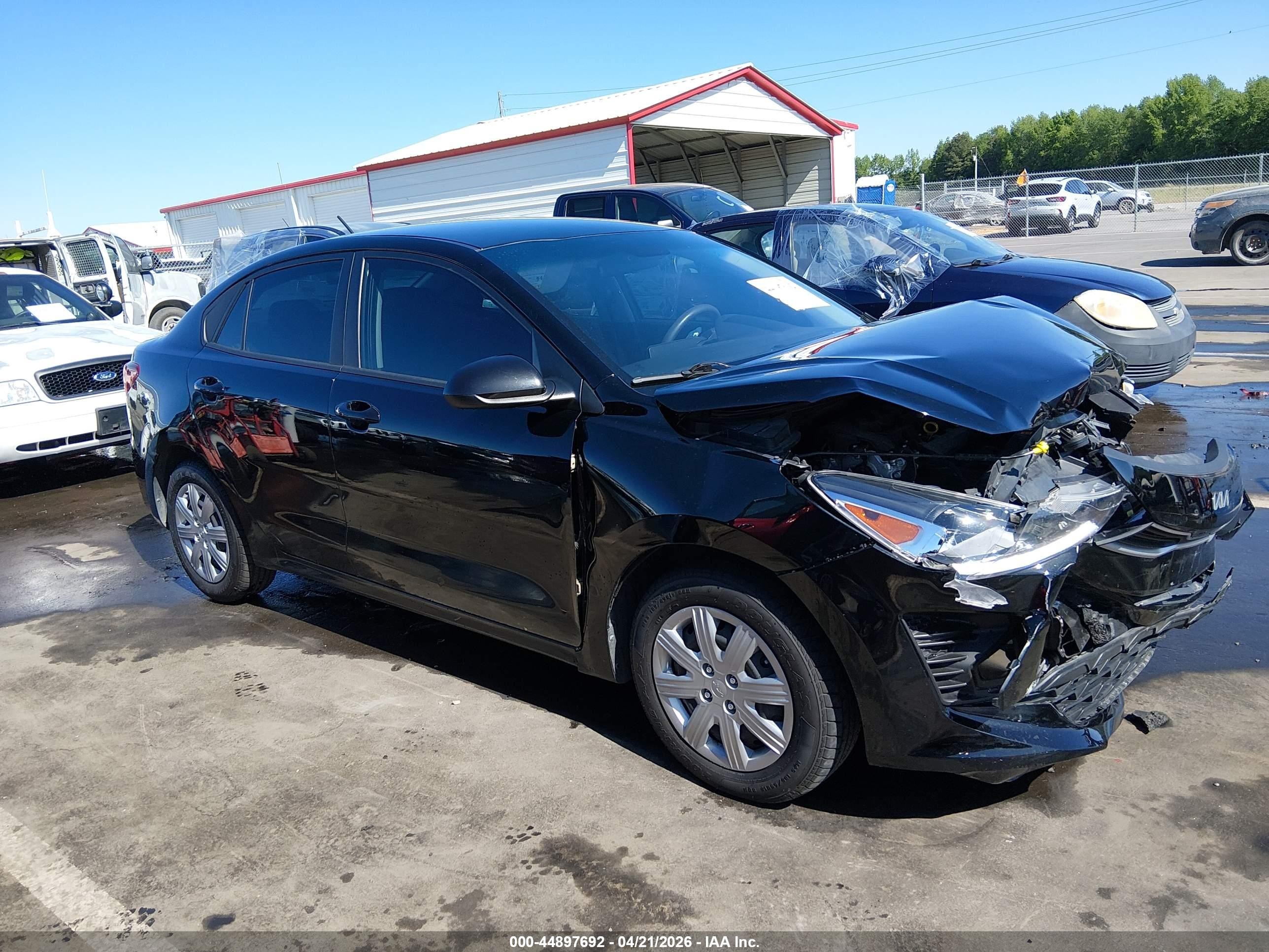 2023 Kia Rio S, VIN 3KPA24AD6PE556628 — Front end
