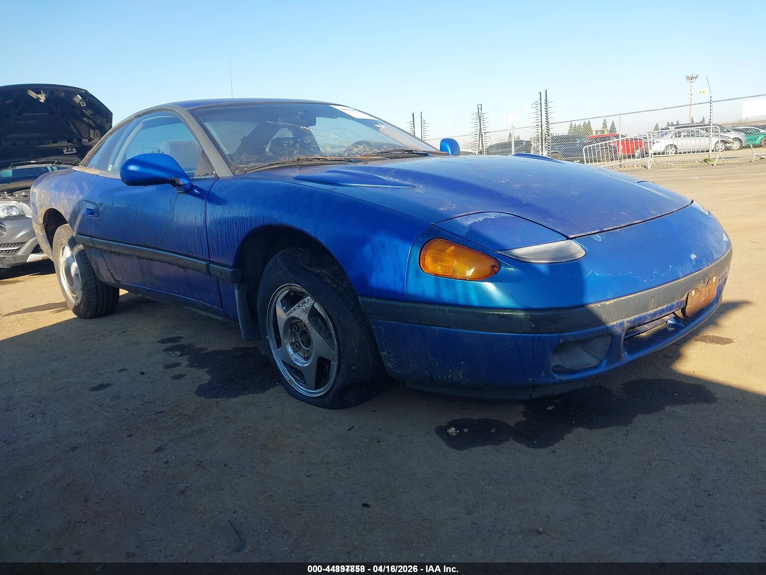 1991 Dodge Stealth, VIN JB3XD44S6MY008649 — Rear end