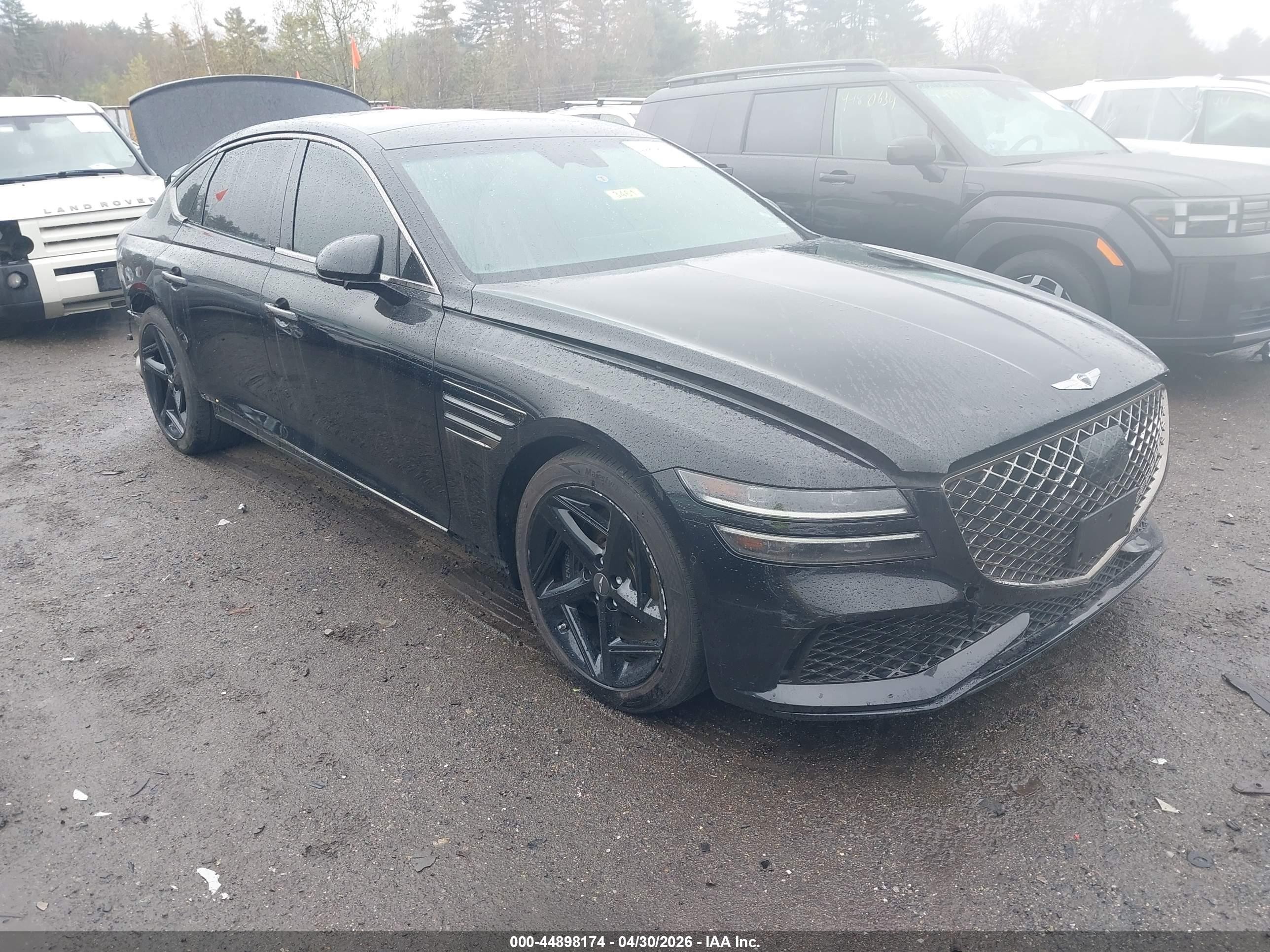 2023 Genesis G80 2.5T, VIN KMTGA4SC9PU150607 — Rear end