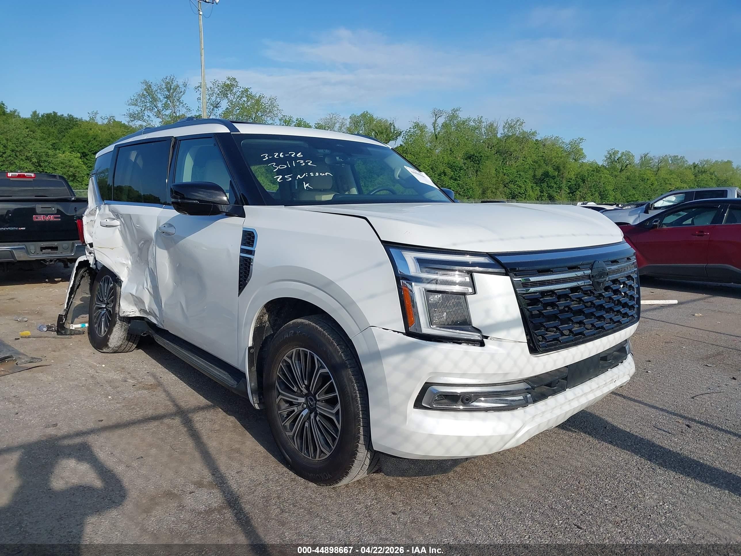 2025 Nissan Armada Platinum, VIN JN8AY3ED1S9301132 — All over