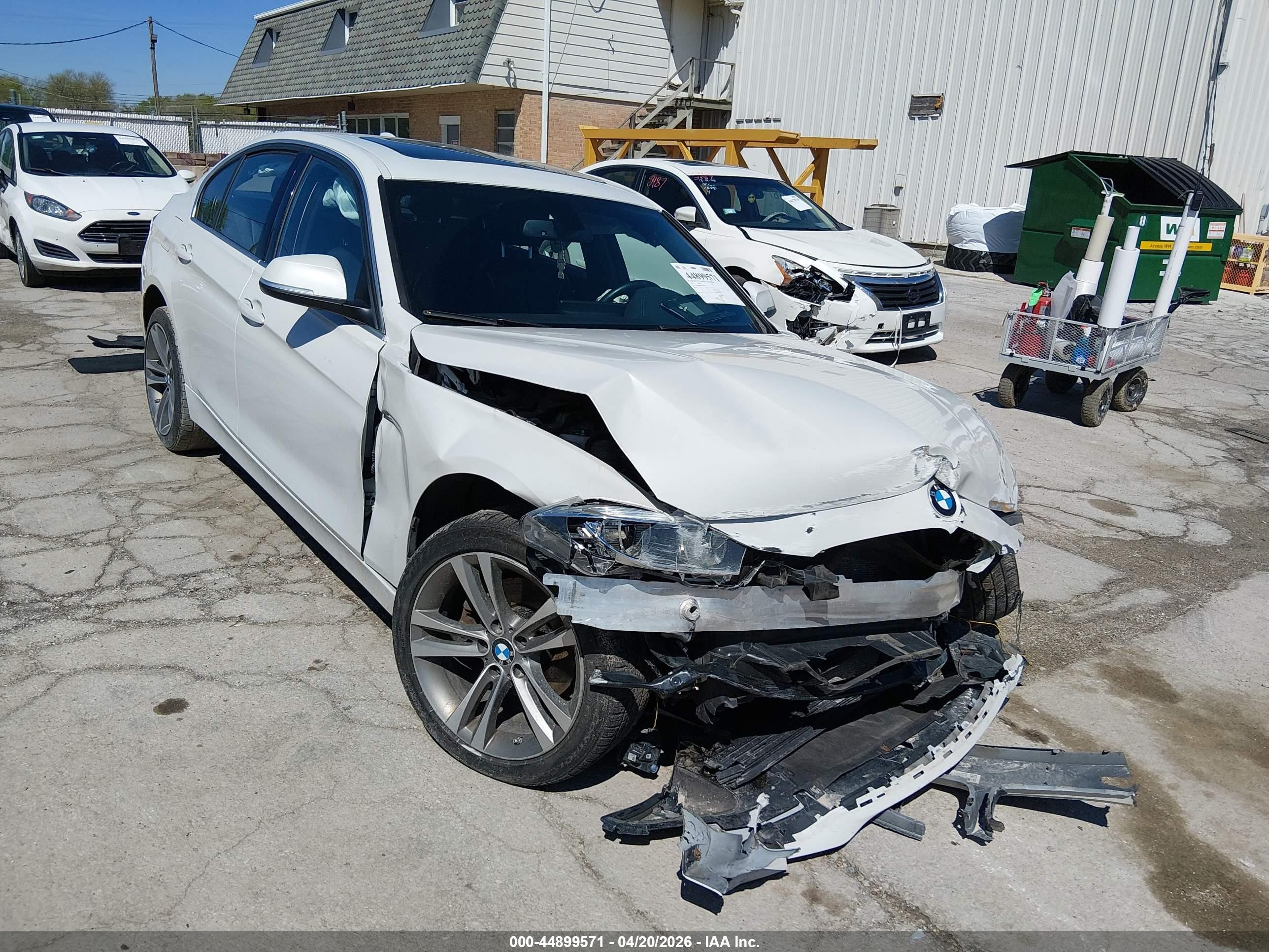 2018 BMW 3 Series 330i xDrive, VIN WBA8D9G58JNU71666 — Frame damage
