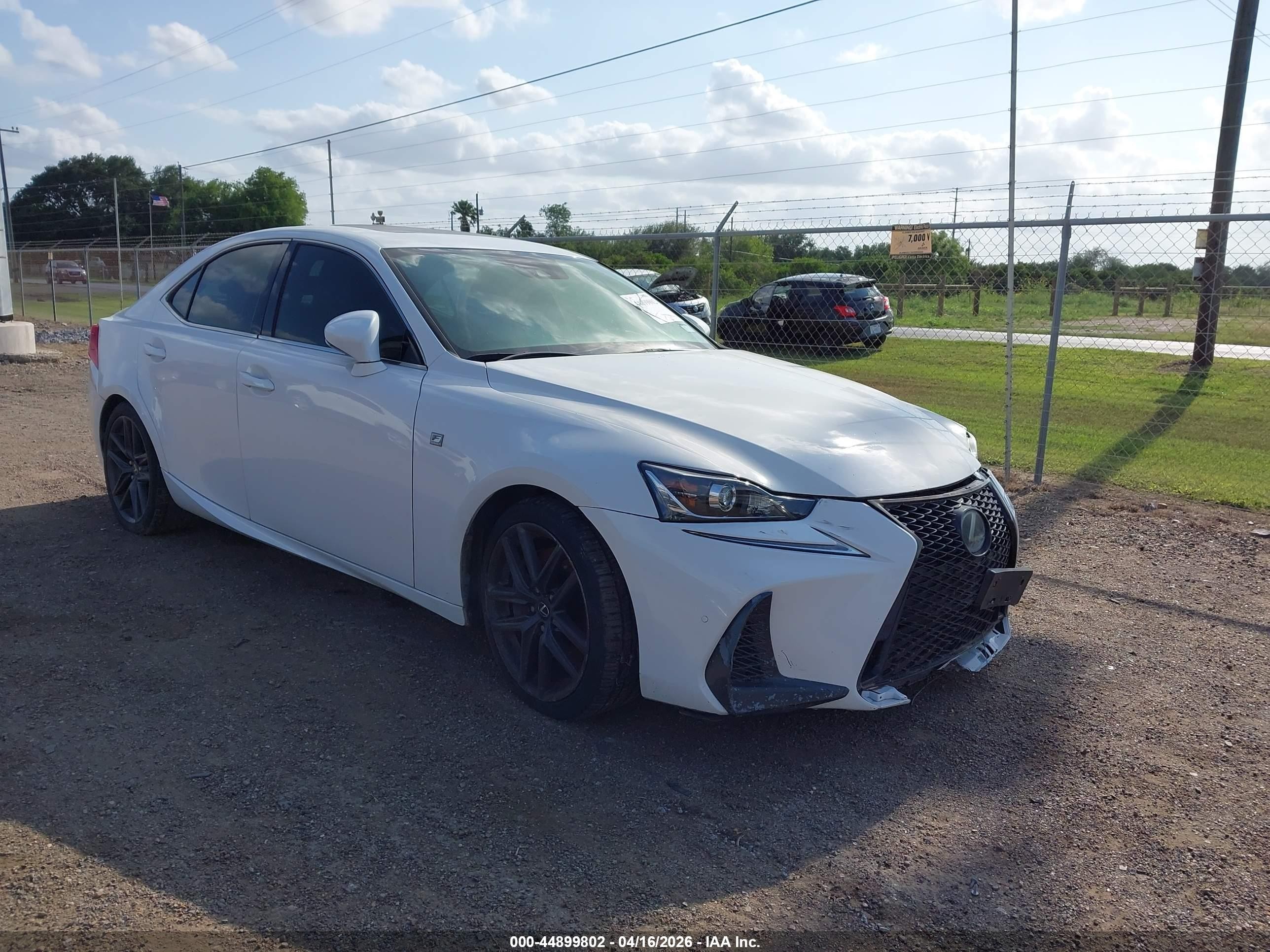 2018 Lexus IS 300 F Sport, VIN JTHBA1D29J5080361 — Repossession