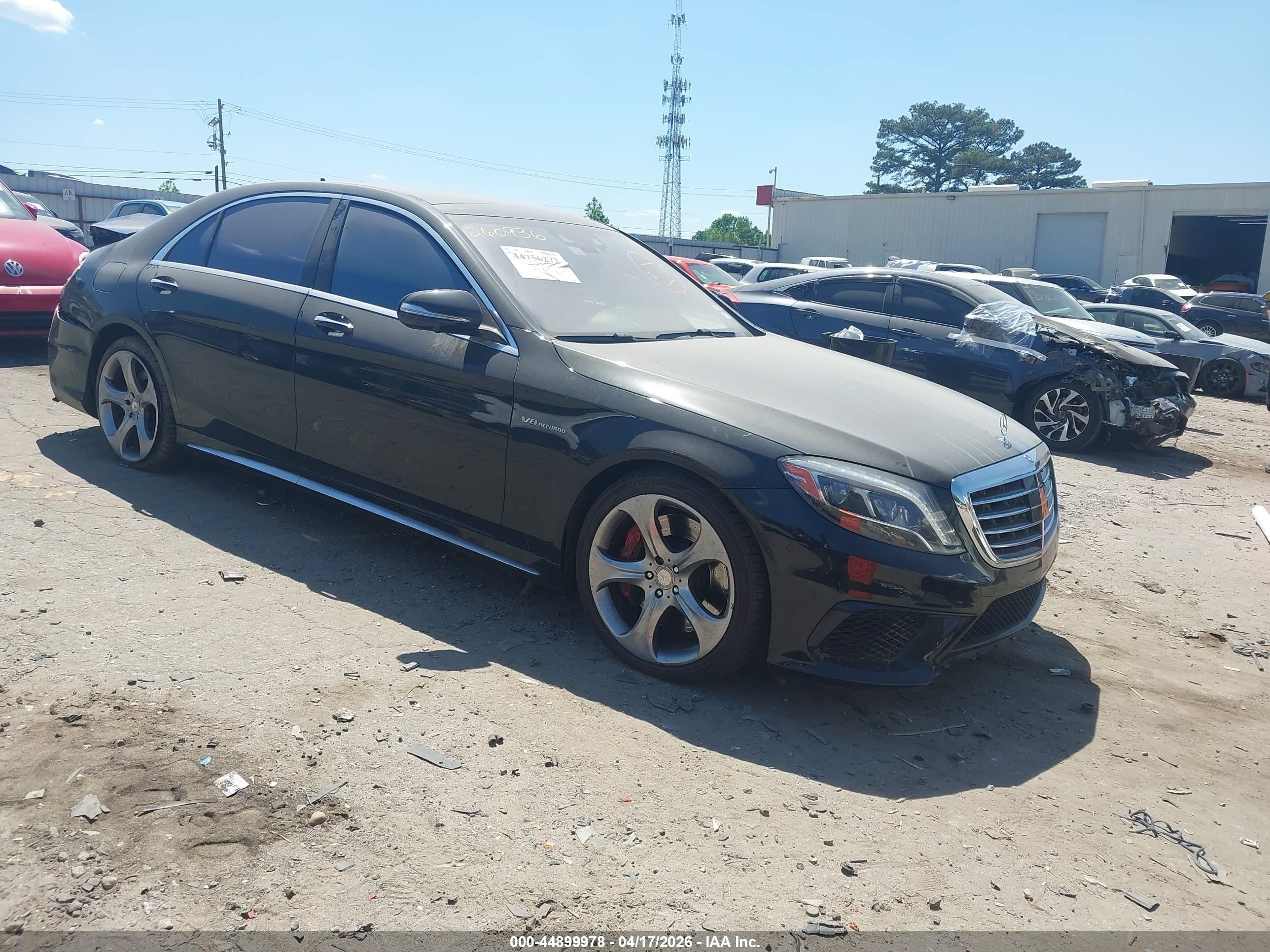 2015 Mercedes-Benz S 63 AMG, VIN WDDUG7JB8FA096216 — Rear end