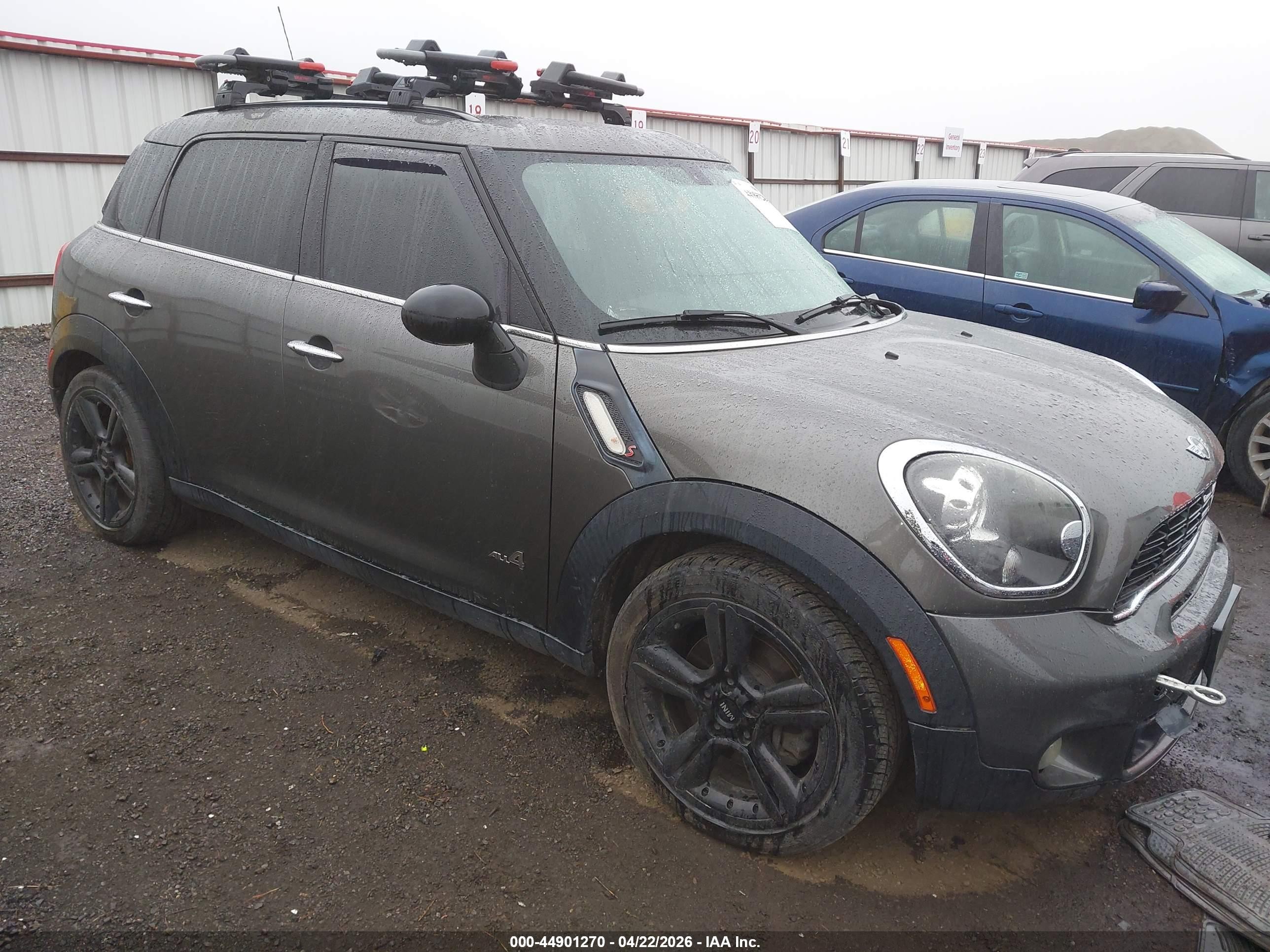 2013 MINI Countryman S ALL4, VIN WMWZC5C57DWP31527 — Fresh water flood