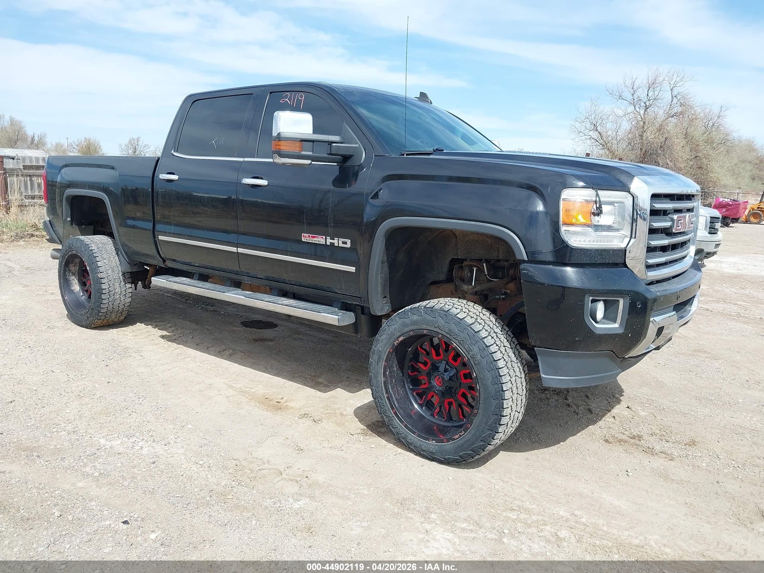 2016 GMC Sierra 2500HD SLT, VIN 1GT12TE86GF138633 — Biohazard / chemical