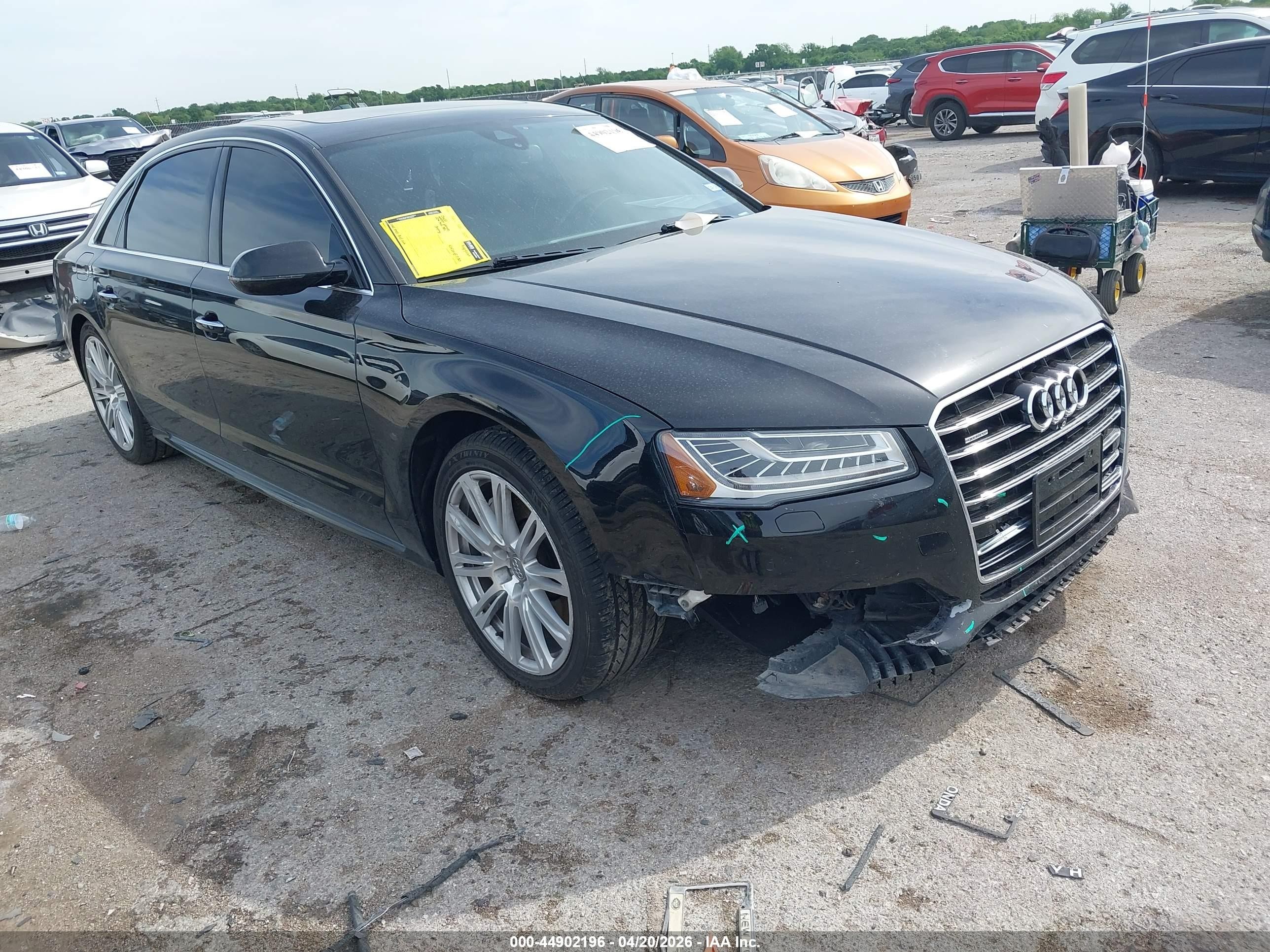 2016 Audi A8 Sport, VIN WAU43AFD7GN009197 — Front end