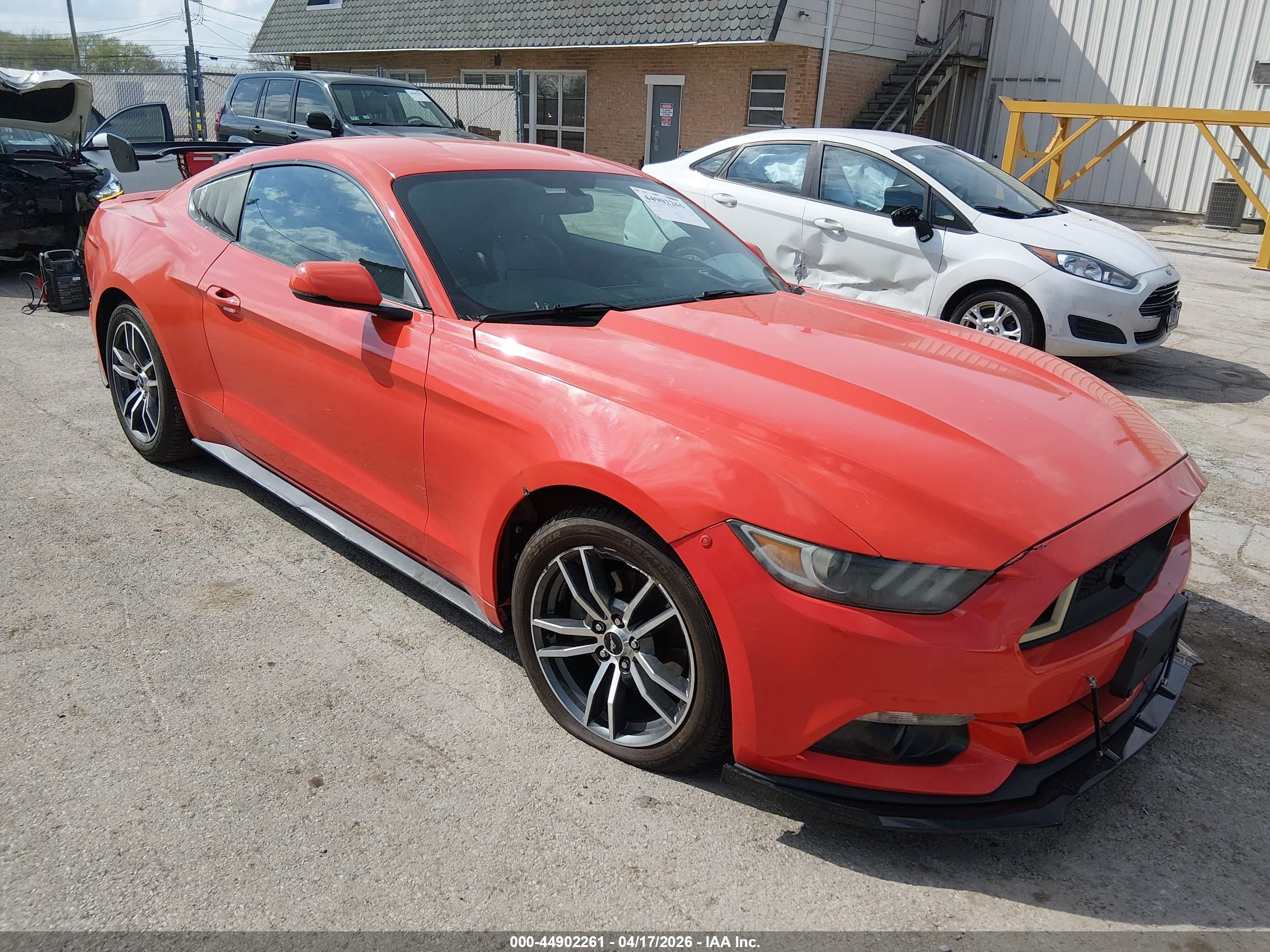 2016 Ford Mustang EcoBoost Premium, VIN 1FA6P8TH8G5280582 — Frame damage