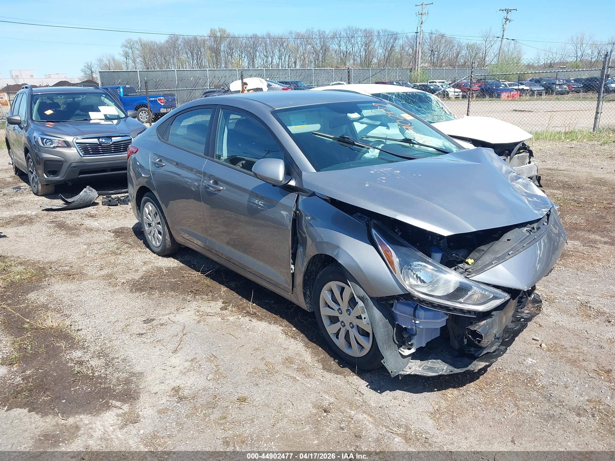 2021 Hyundai Accent SE, VIN 3KPC24A64ME144133 — Front end