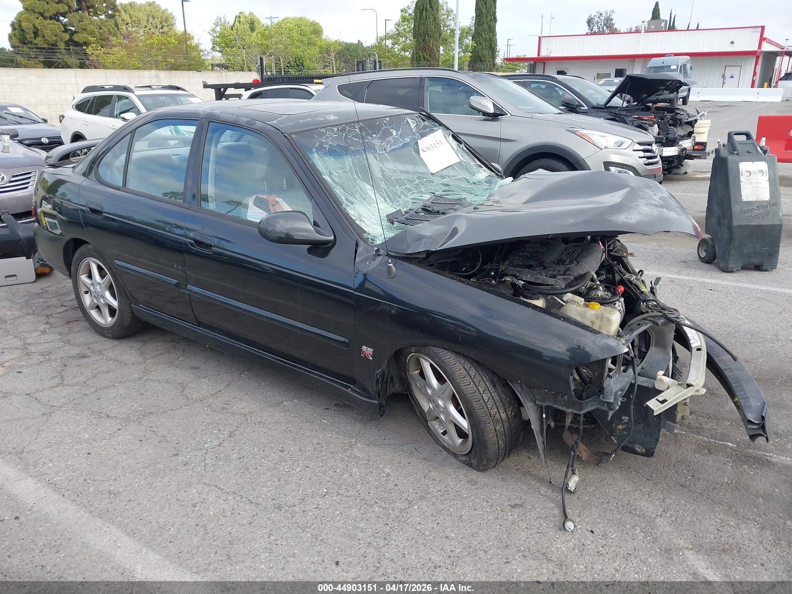 2002 Nissan Sentra S, VIN 3N1AB51A72L727244 — Front end
