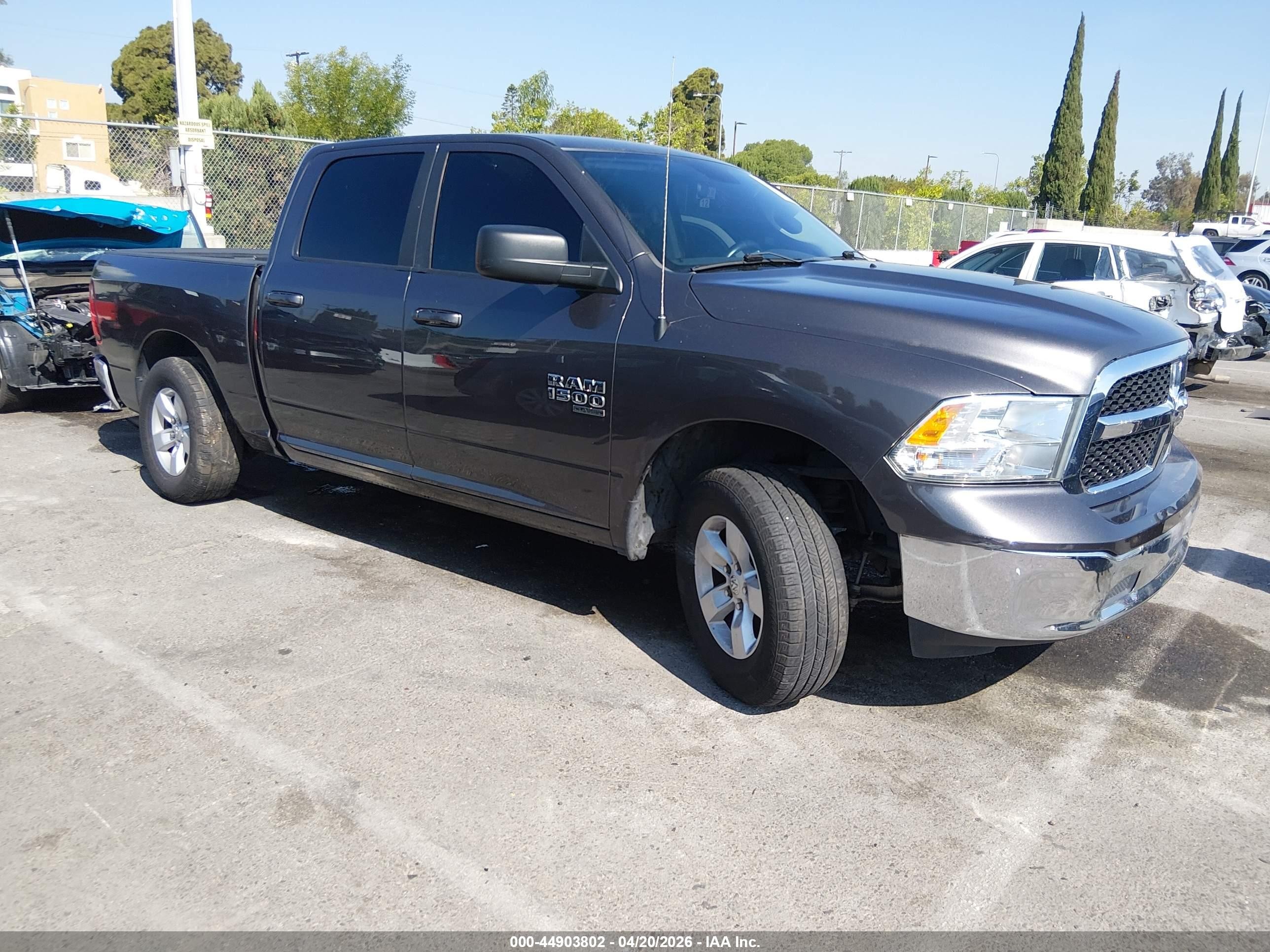 2021 Ram 1500 SLT, VIN 1C6RR7LG5MS541982 — Rear end
