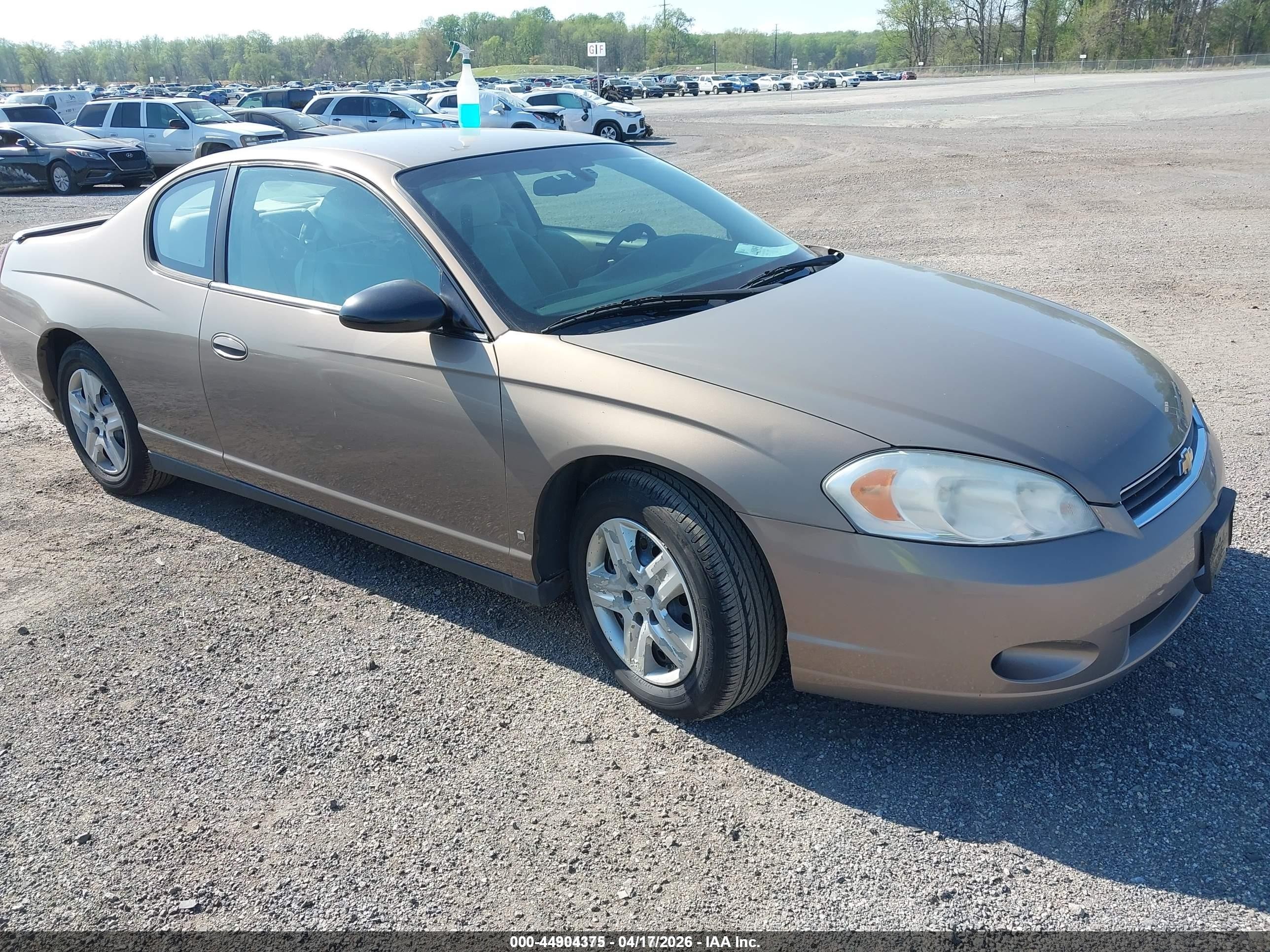 2007 Chevrolet Monte Carlo, VIN 2G1WJ16K079253270 — Normal wear