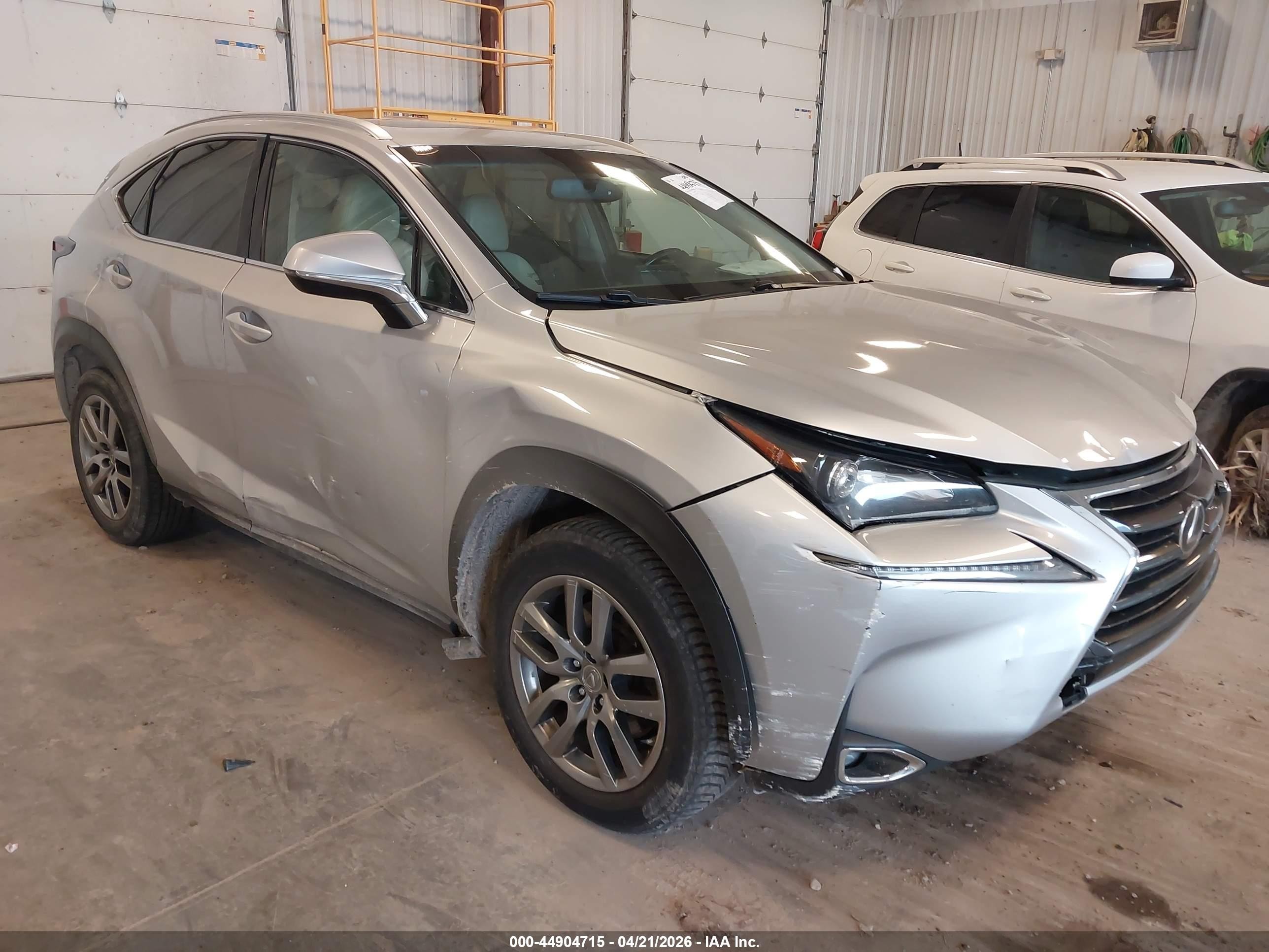 2016 Lexus NX 200t, VIN JTJBARBZ5G2079523 — Side