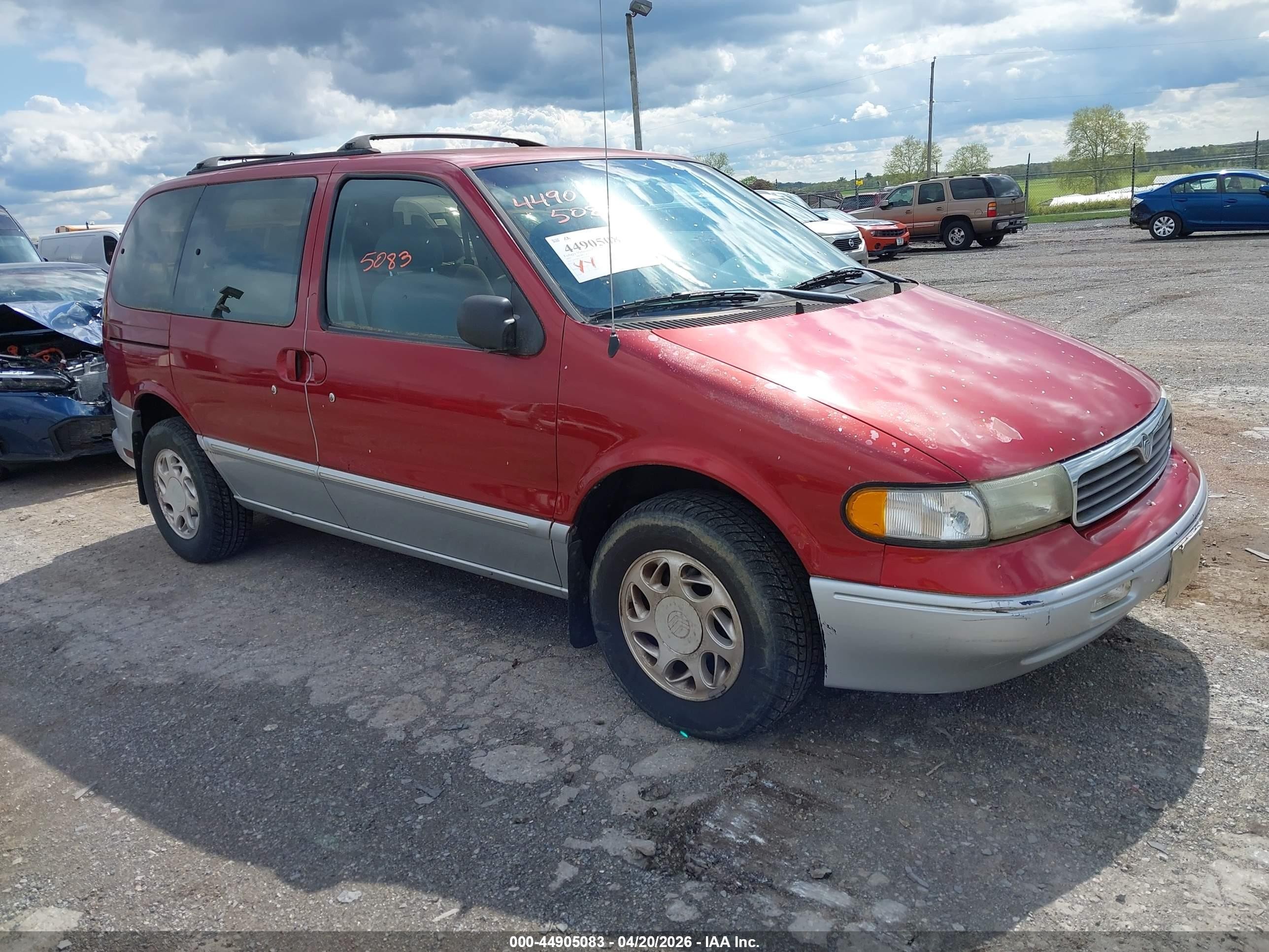 1997 Mercury Villager GS, VIN 4M2DV1119VDJ60601 — Normal wear