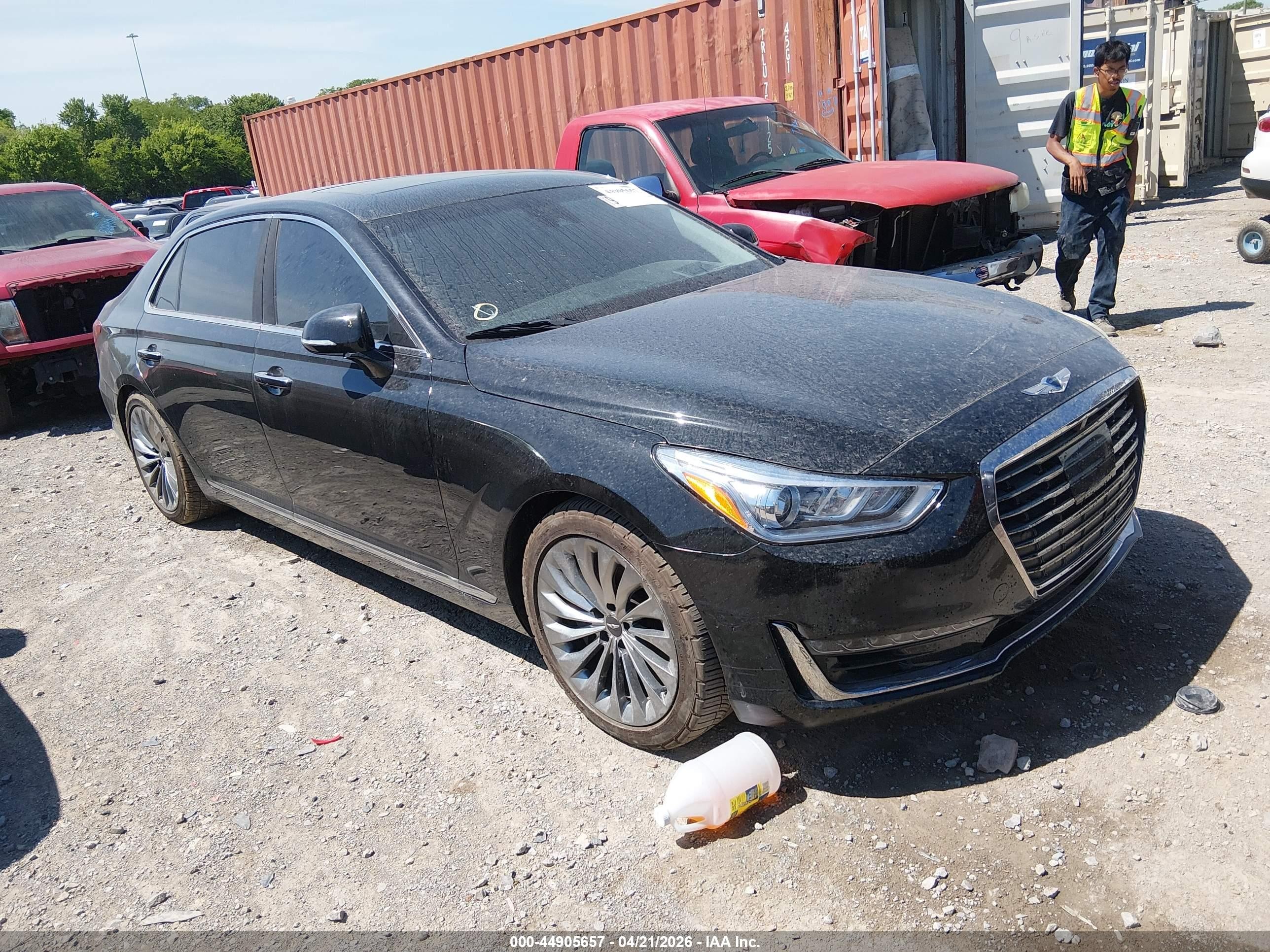 2019 Genesis G90 Ultimate, VIN KMHG54JH0KU050593 — Normal wear