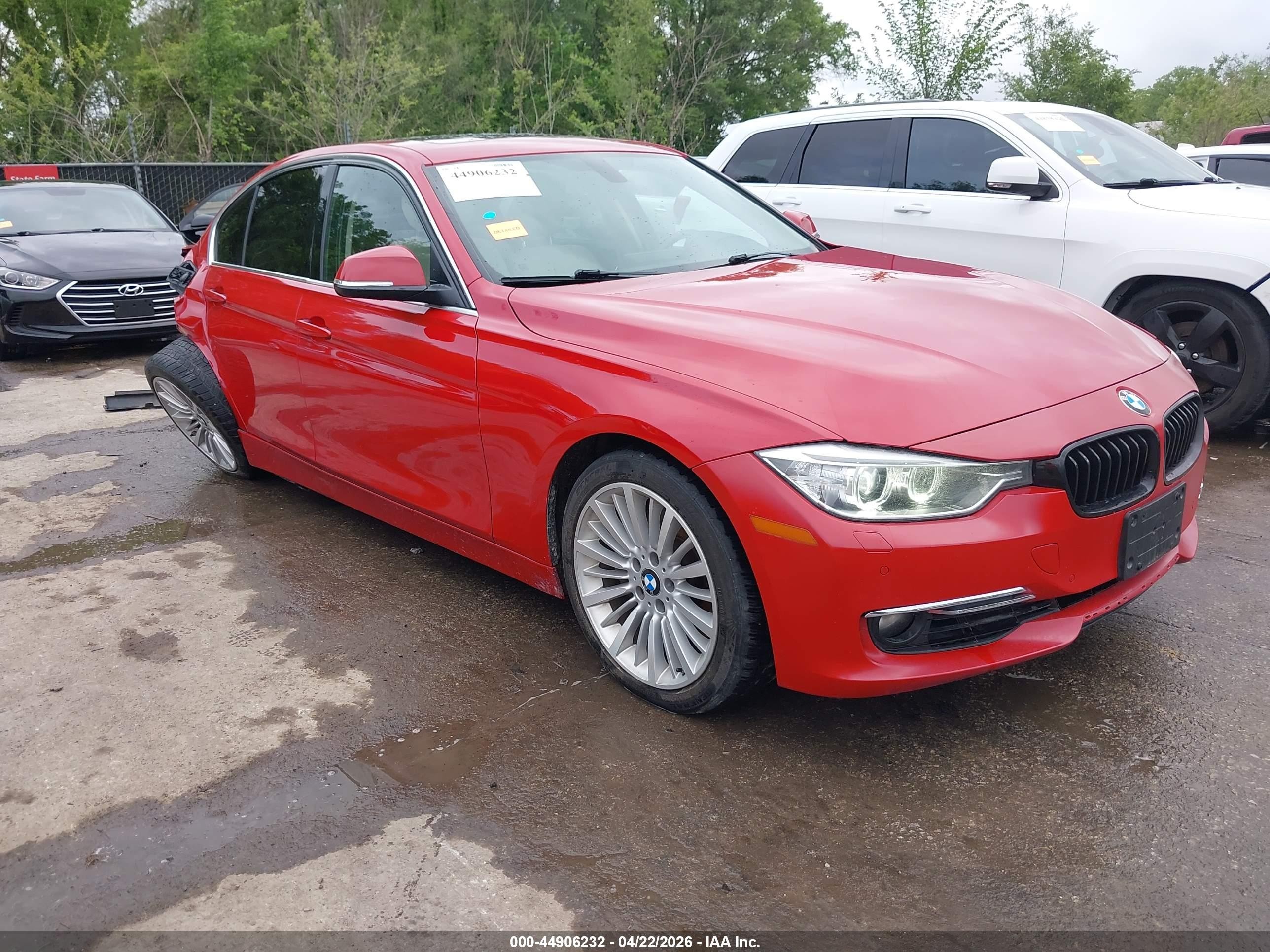 2015 BMW 3 Series 335i xDrive, VIN WBA3B9G5XFNR92900 — Rear end
