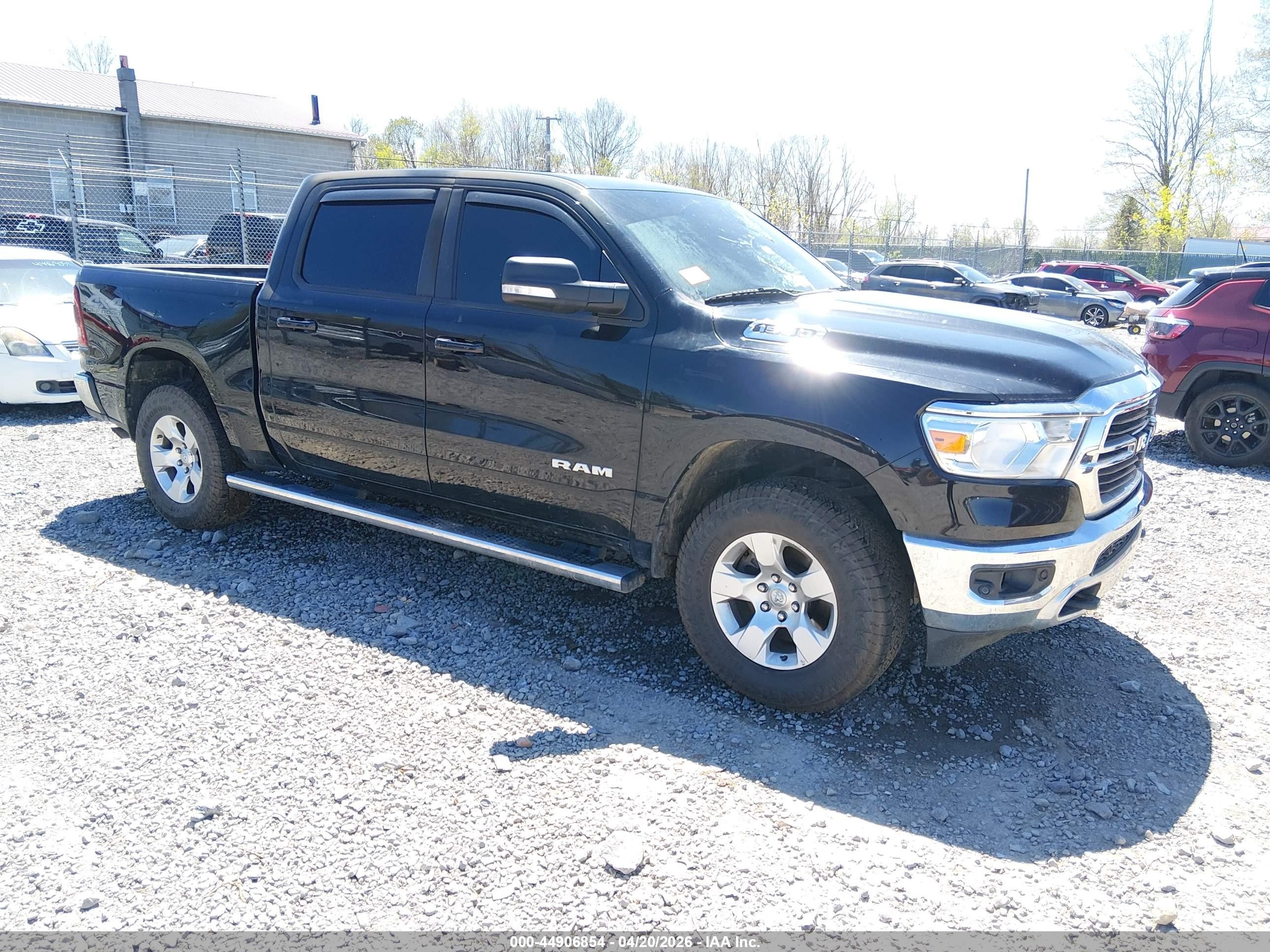 2021 Ram 1500 Lone Star, VIN 1C6RRFFG5MN545809 — Interior fire