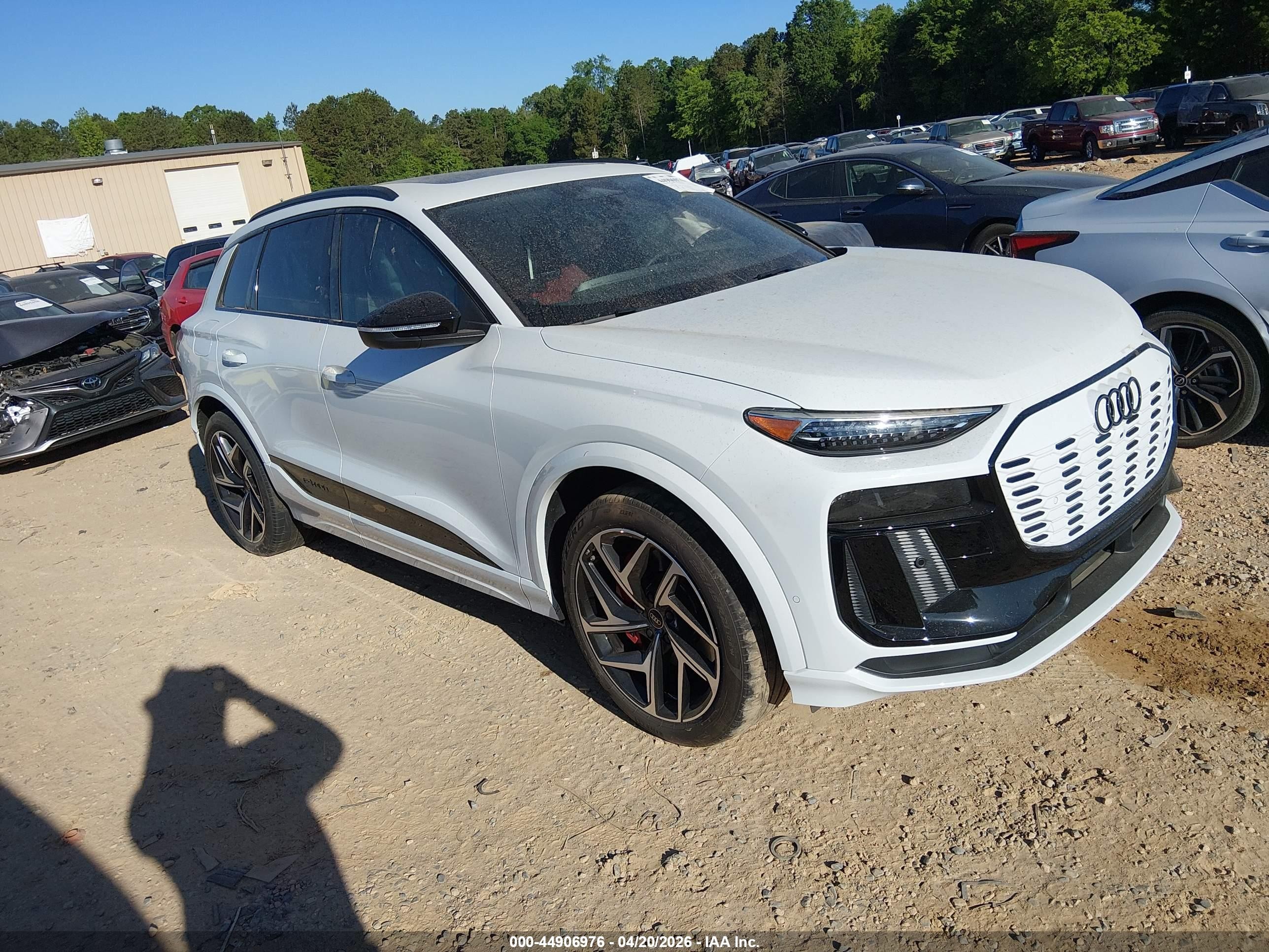 2025 Audi SQ6 e-tron, VIN WA135BGFXSA040646 — Rear end