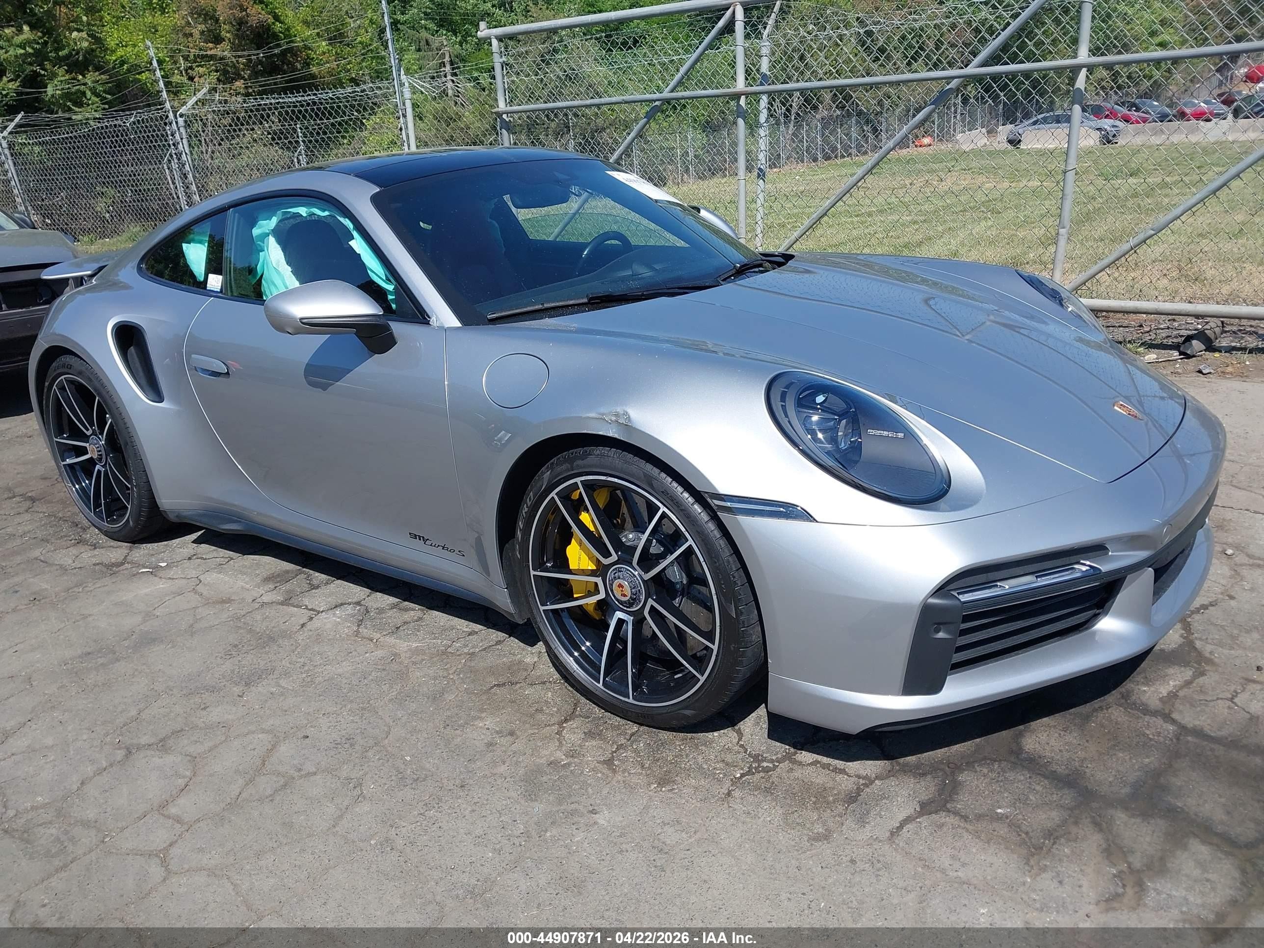 2021 Porsche 911 Turbo S, VIN WP0AD2A95MS258672 — Side