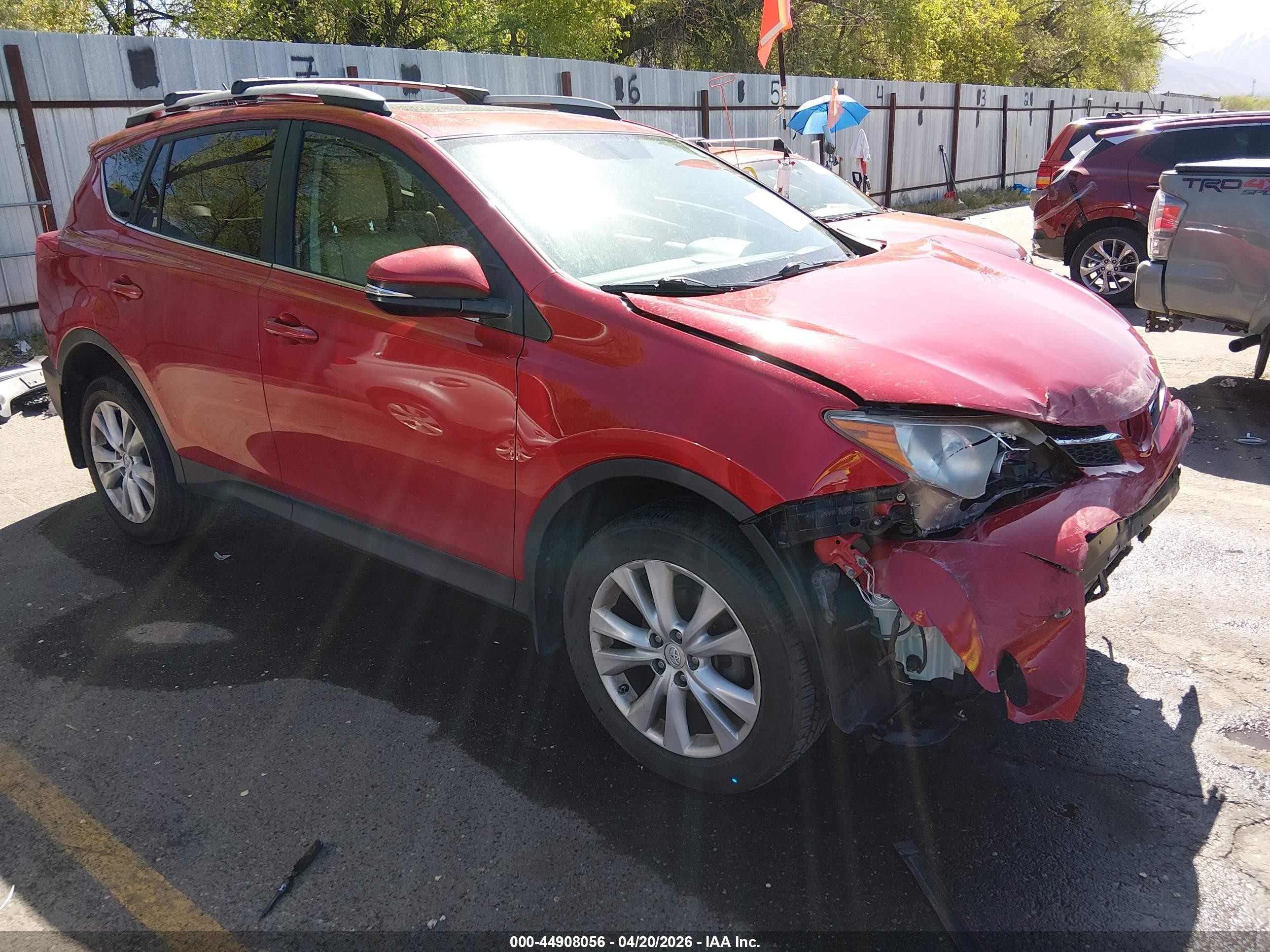 2013 Toyota RAV4 Limited, VIN 2T3DFREV0DW014393 — Front end