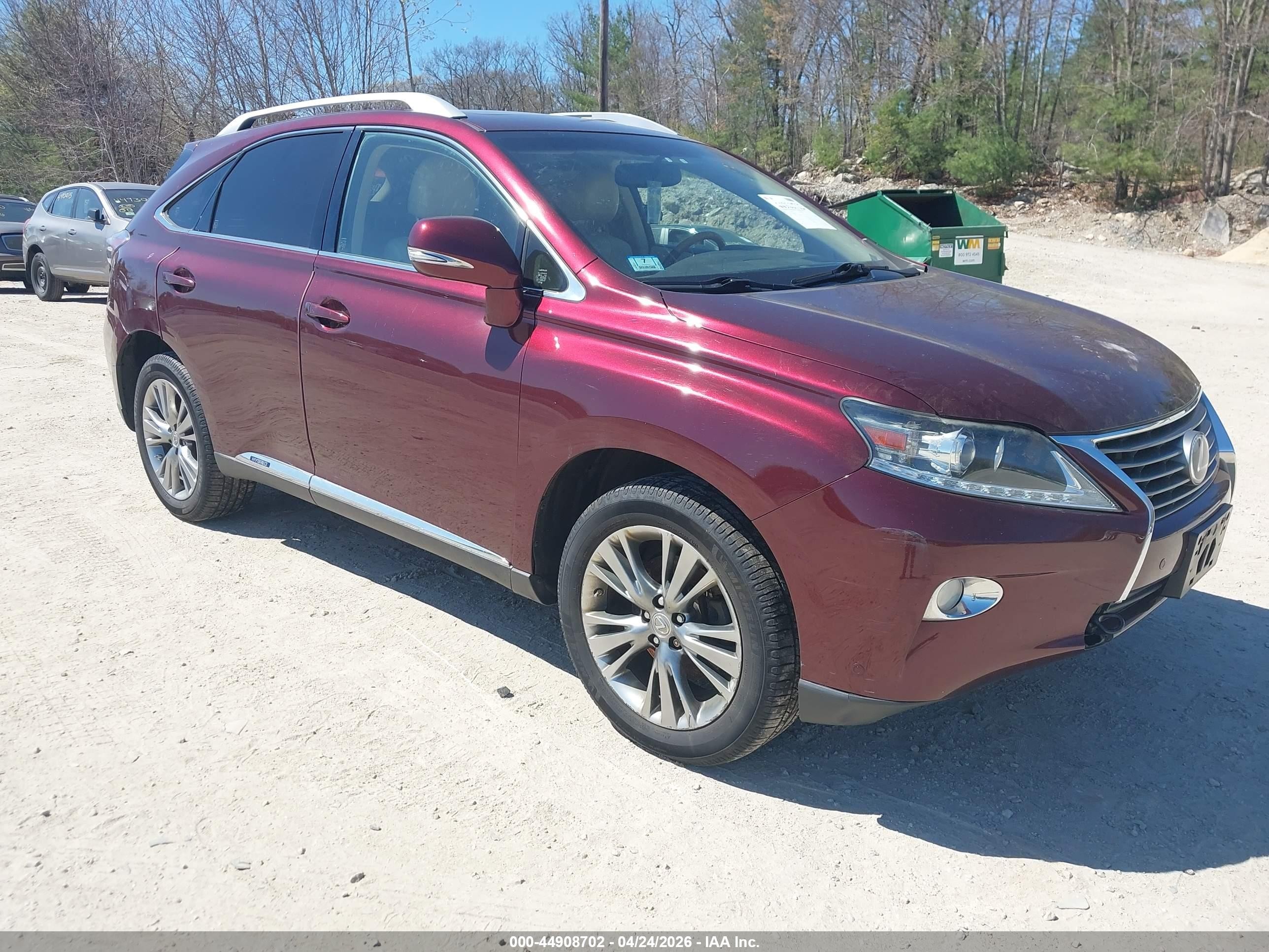 2014 Lexus RX 450h, VIN JTJBC1BAXE2069024 — Electrical