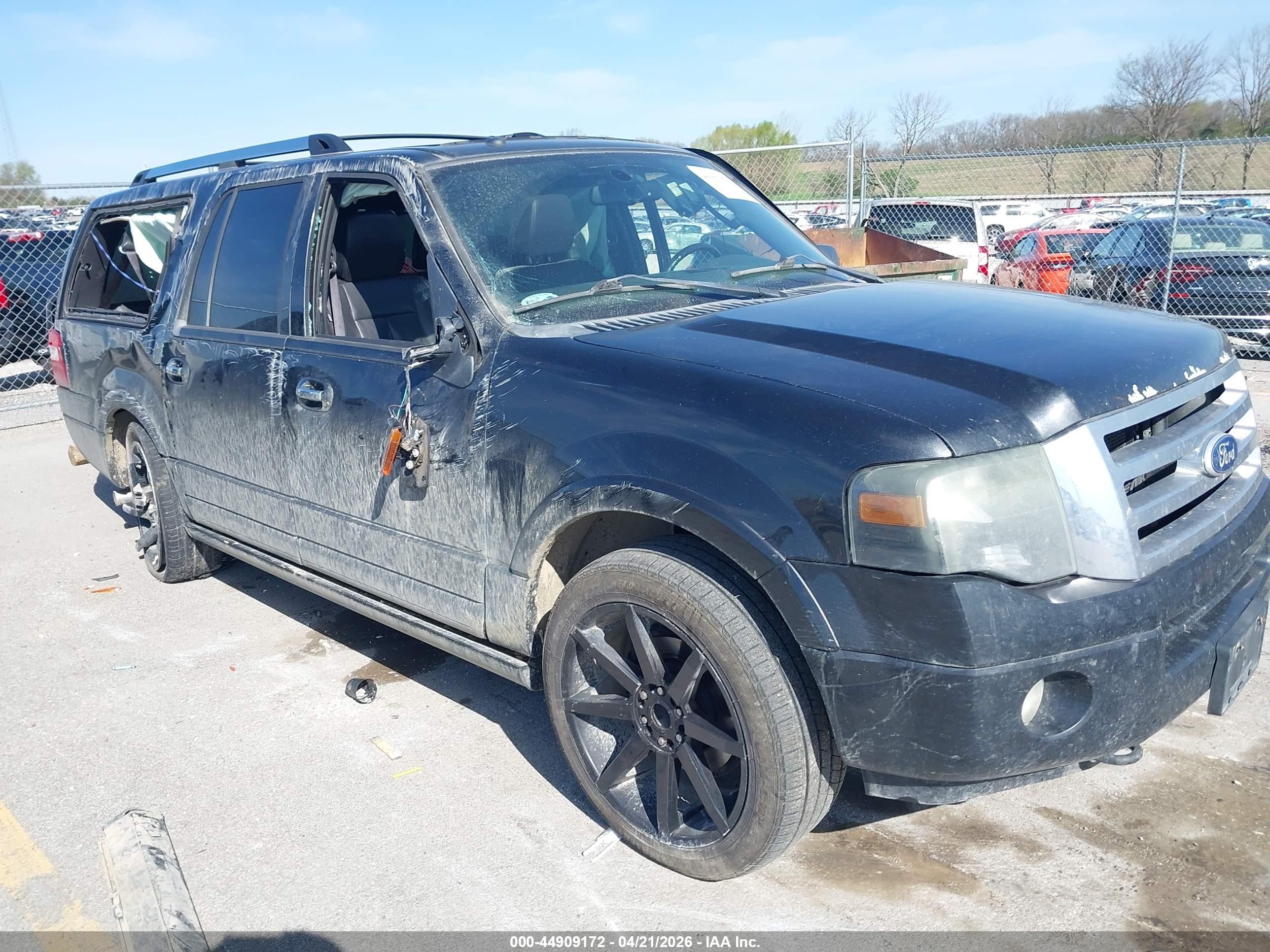 2011 Ford Expedition Max Limited, VIN 1FMJK2A58BEF11090 — Rollover