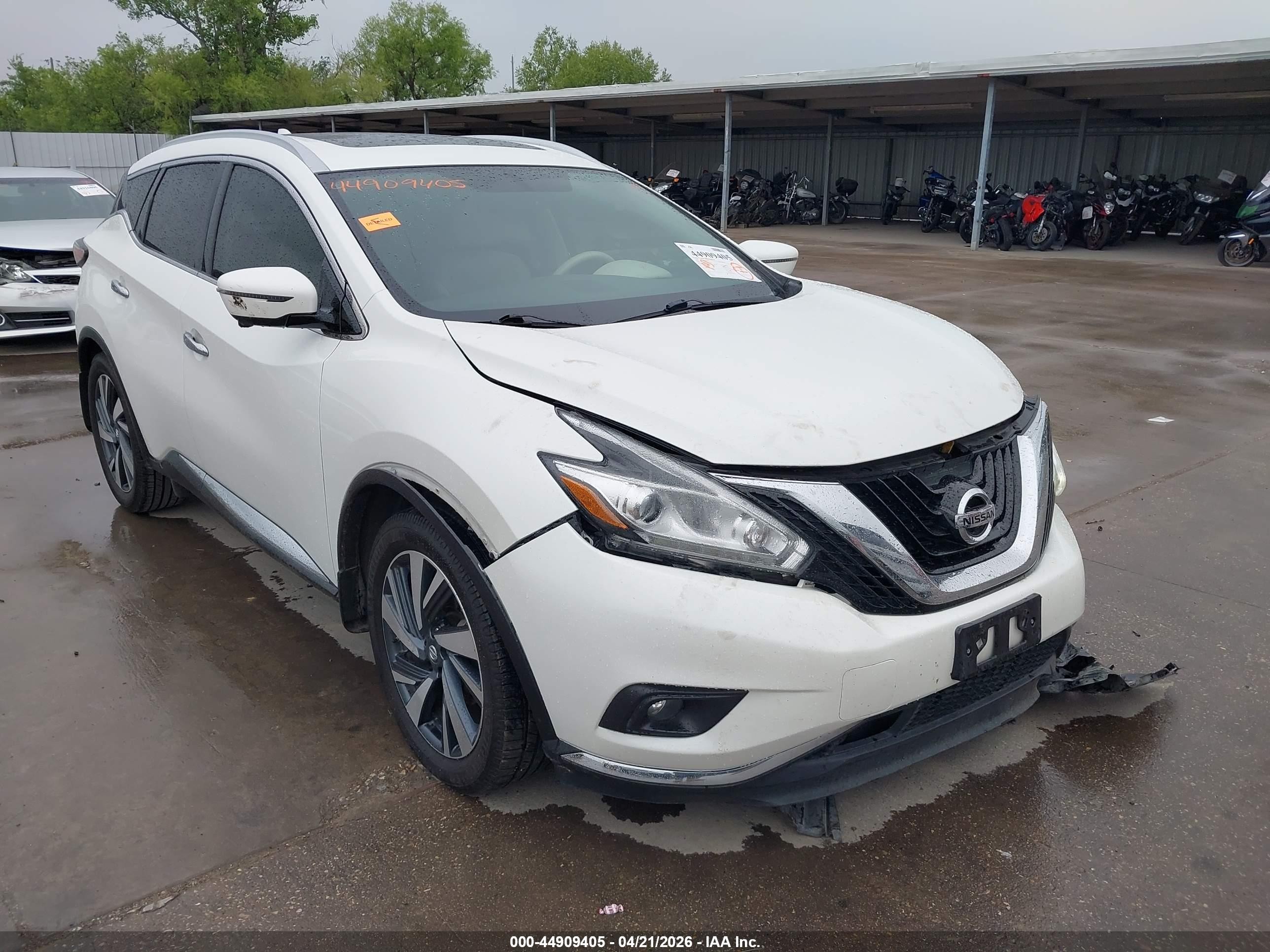 2017 Nissan Murano SL, VIN 5N1AZ2MG3HN110497 — Side