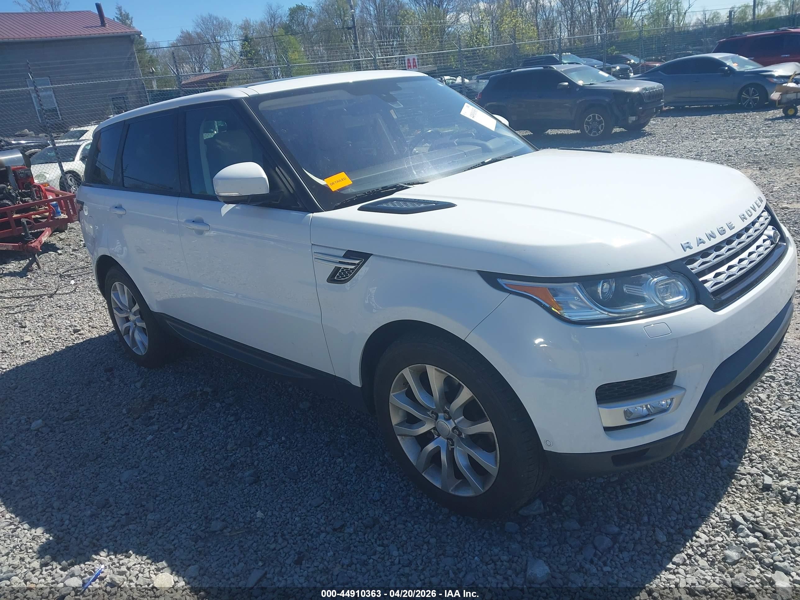 2016 Land Rover Range Rover Sport HSE, VIN SALWR2VF2GA651202 — Fresh water flood