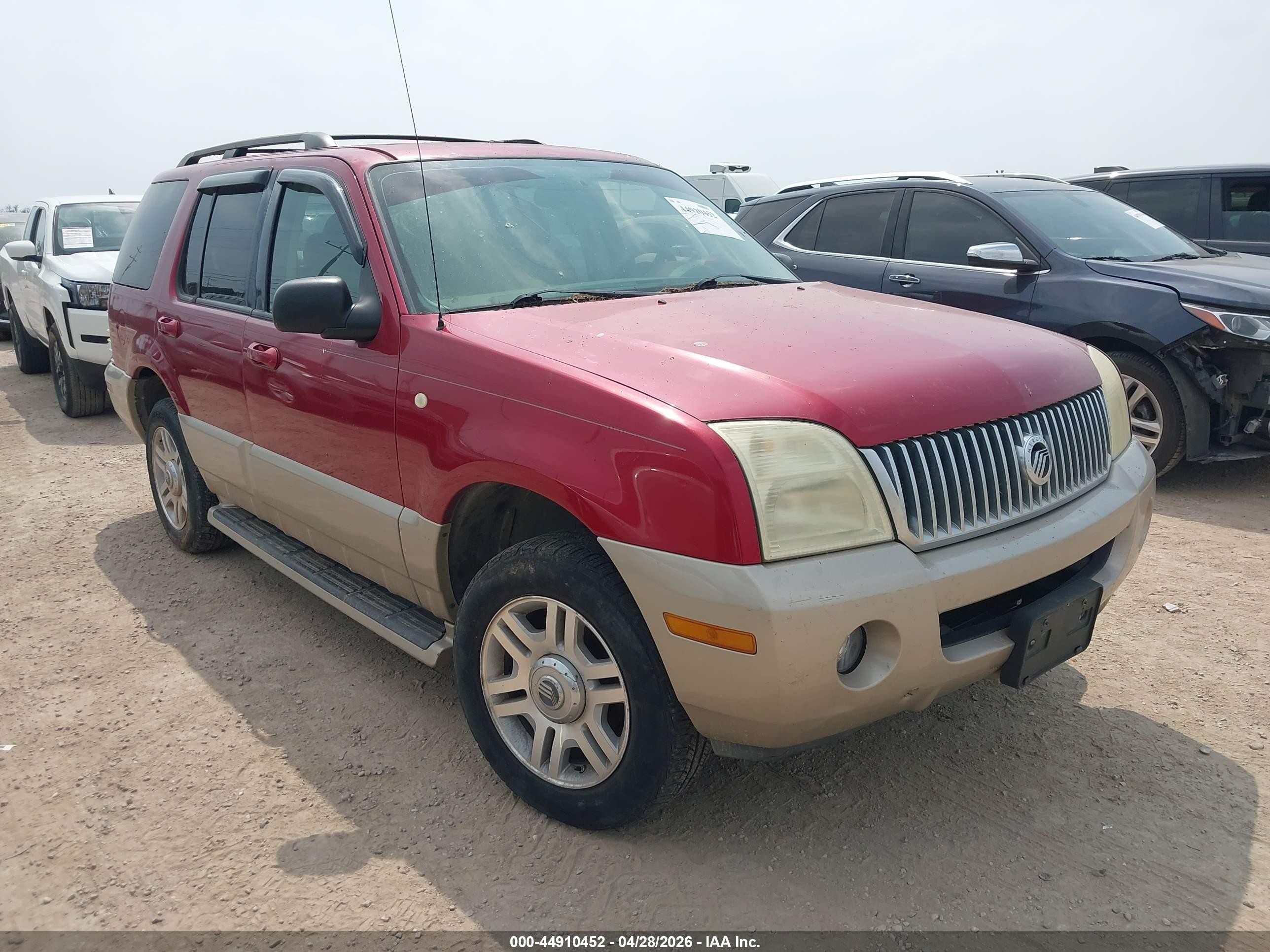 2004 Mercury Mountaineer Convenience, VIN 4M2ZU86E14UJ23506 — Normal wear