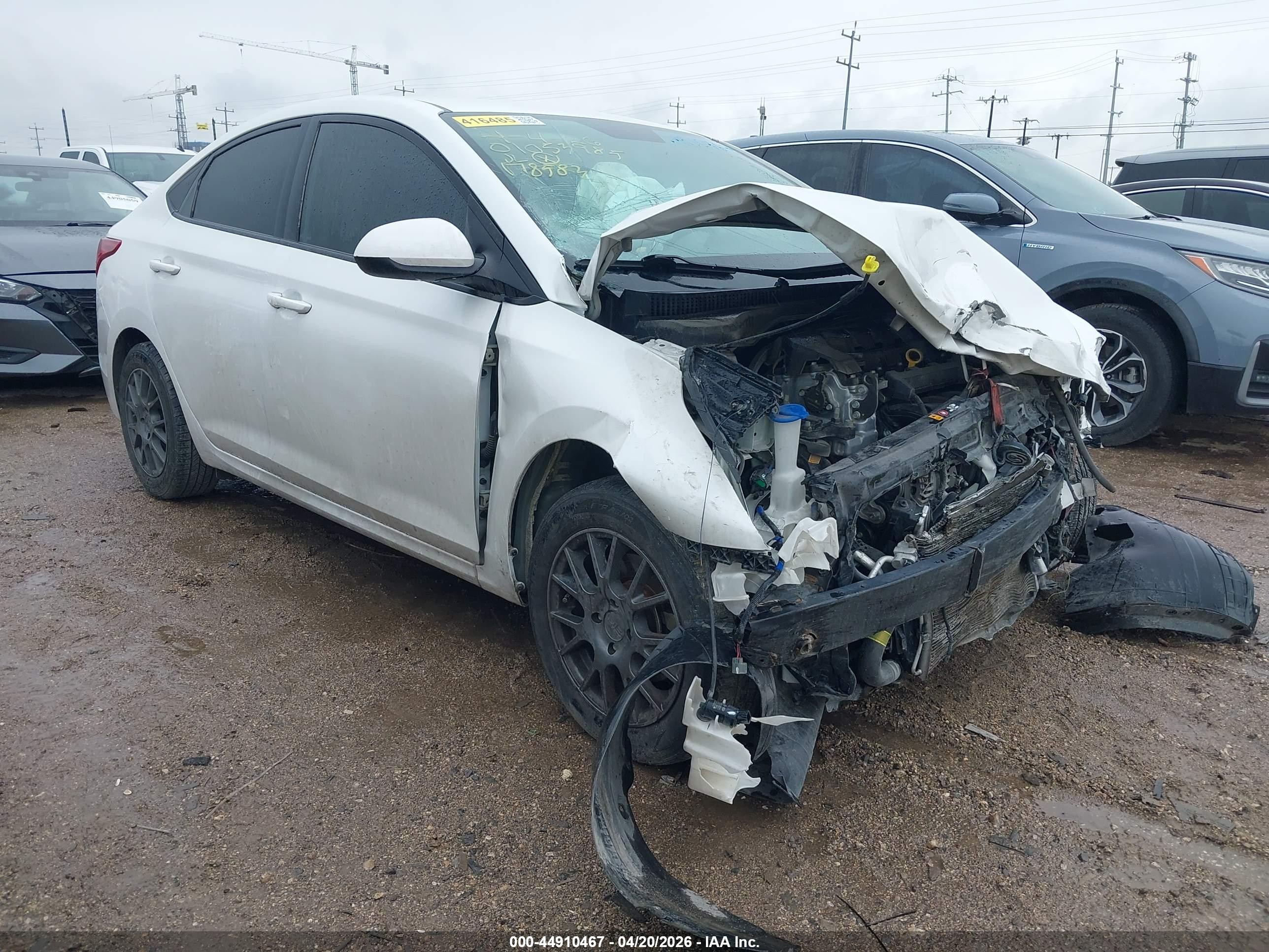 2022 Hyundai Accent SEL, VIN 3KPC24A65NE178583 — Front end