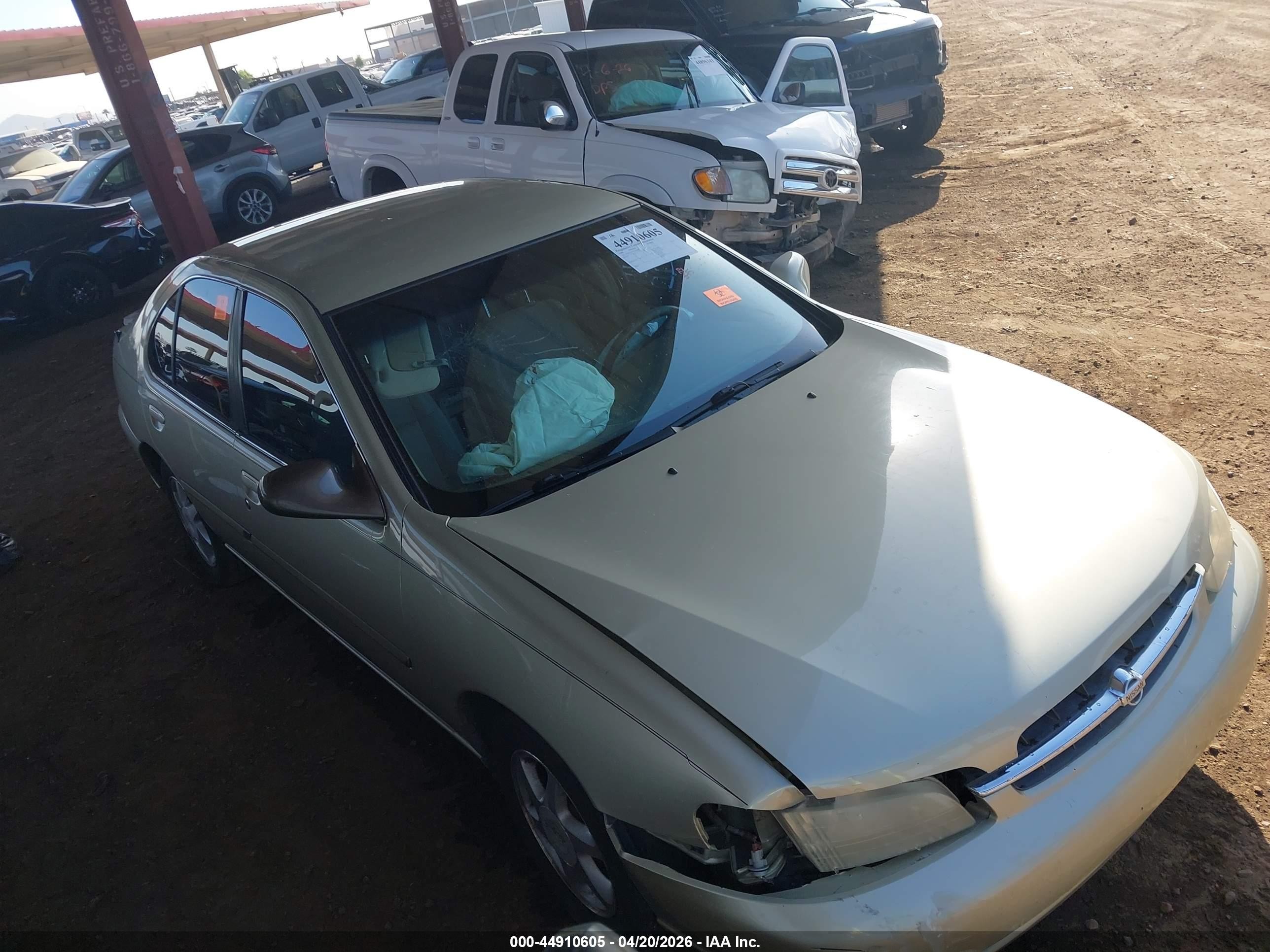 1999 Nissan Altima XE, VIN 1N4DL01DXXC259684 — Biohazard / chemical