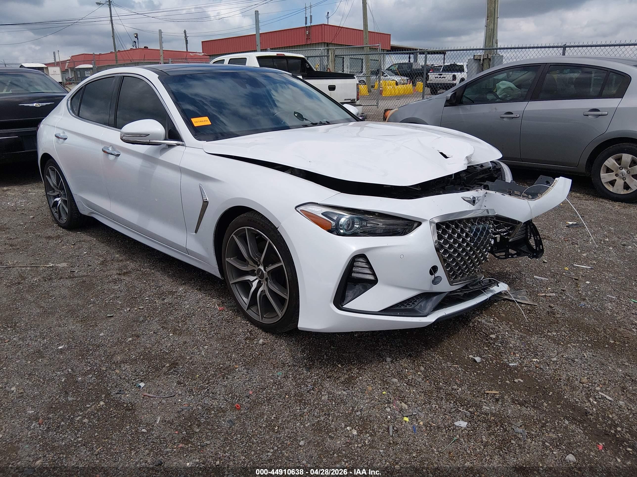 2019 Genesis G70 Advanced, VIN KMTG44LA2KU012727 — Фото с аукциона 1 of 20