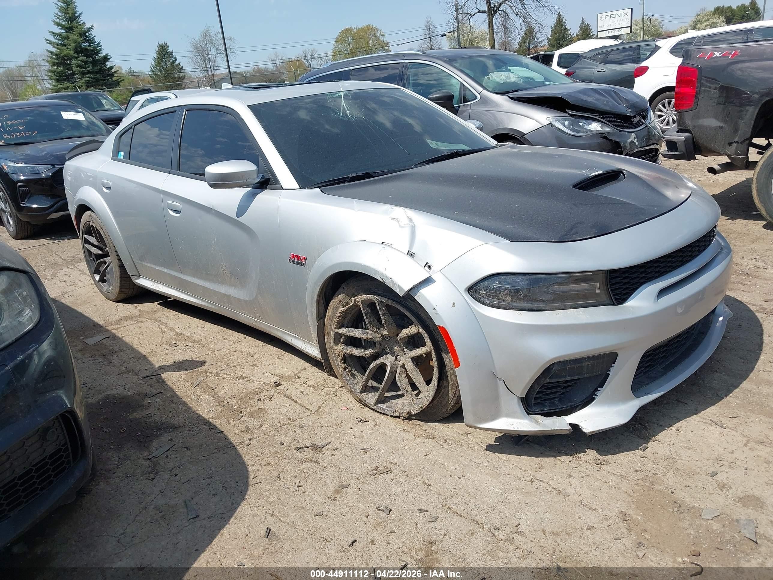 2021 Dodge Charger Scat Pack, VIN 2C3CDXGJ0MH584480 — Front end