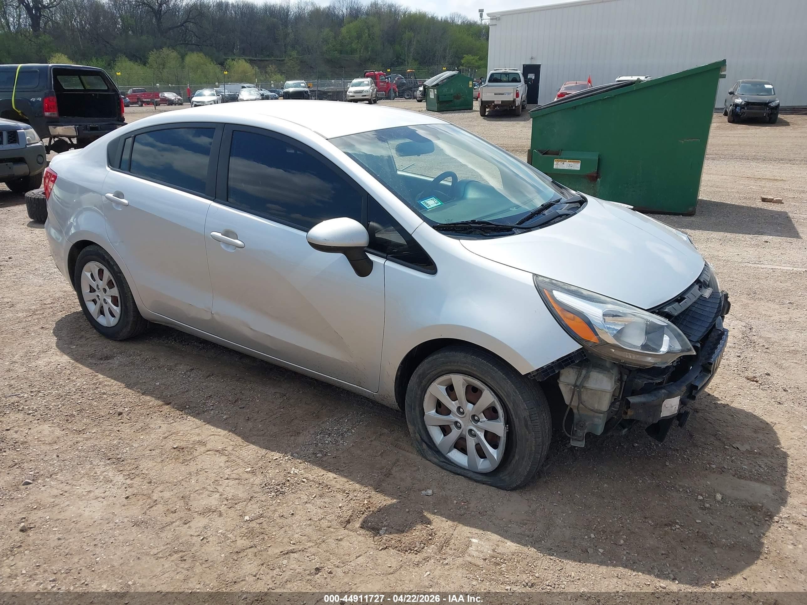 2016 Kia Rio LX, VIN KNADM4A30G6669511 — Front end