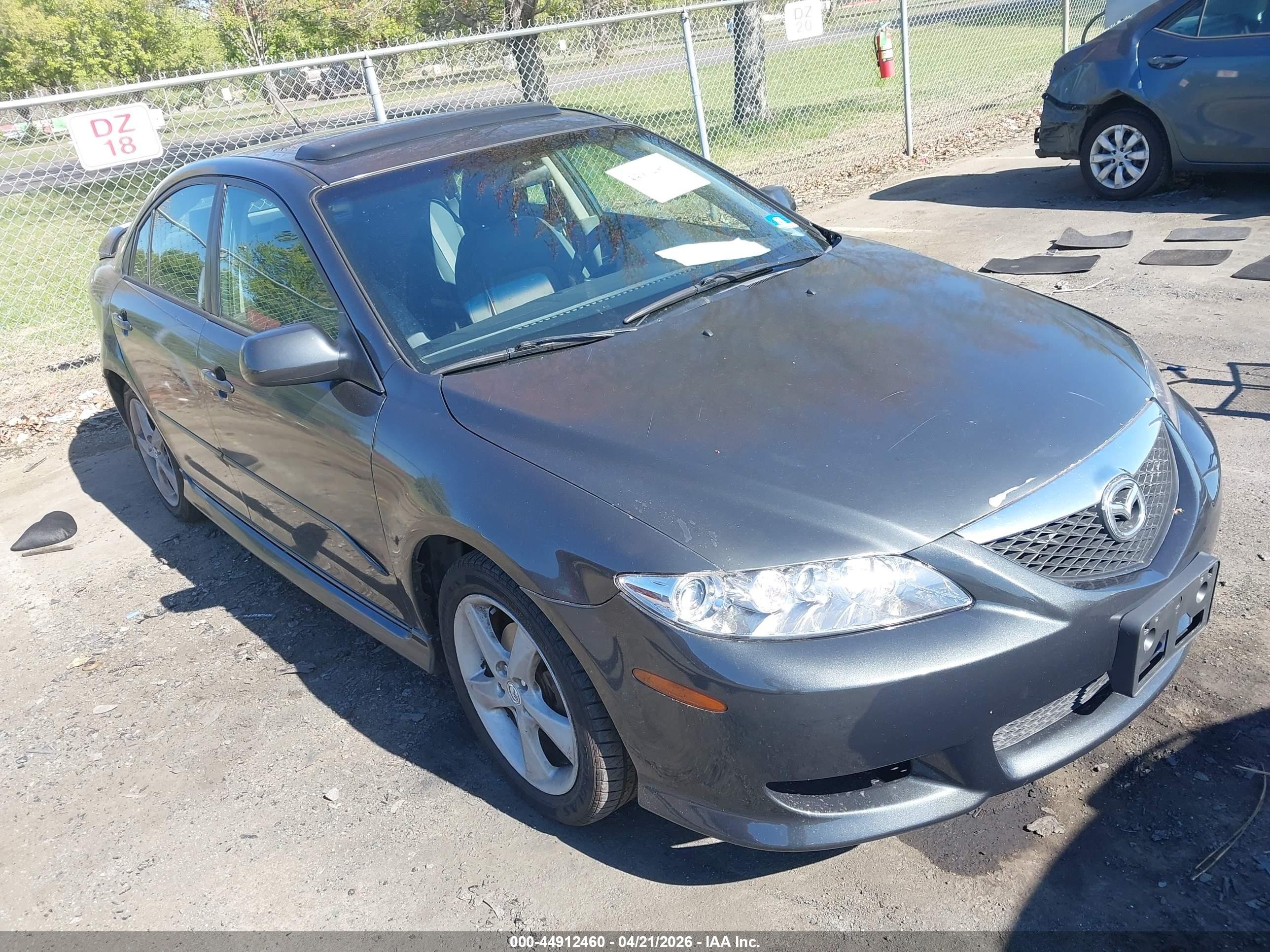 2005 Mazda 6 Sport, VIN 1YVHP84C555M57375 — Side