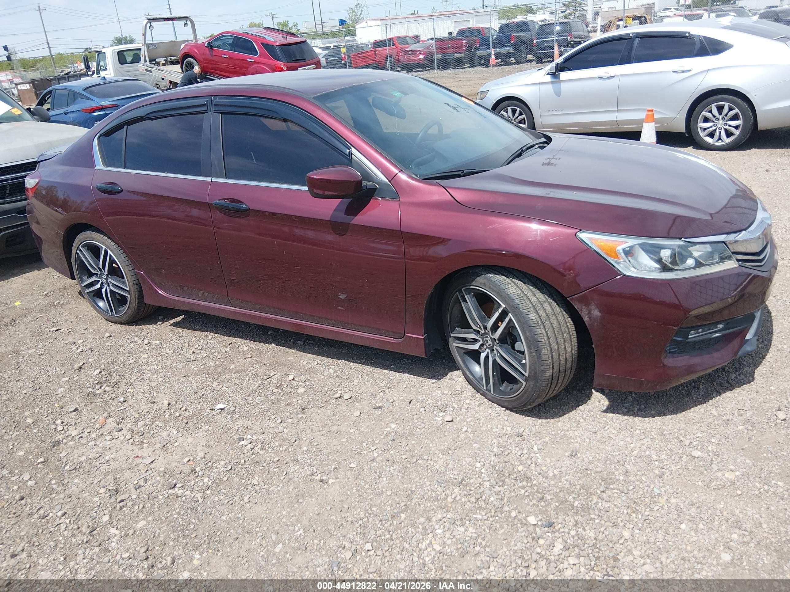 2017 Honda Accord Sport, VIN 1HGCR2F55HA041619 — Fresh water flood