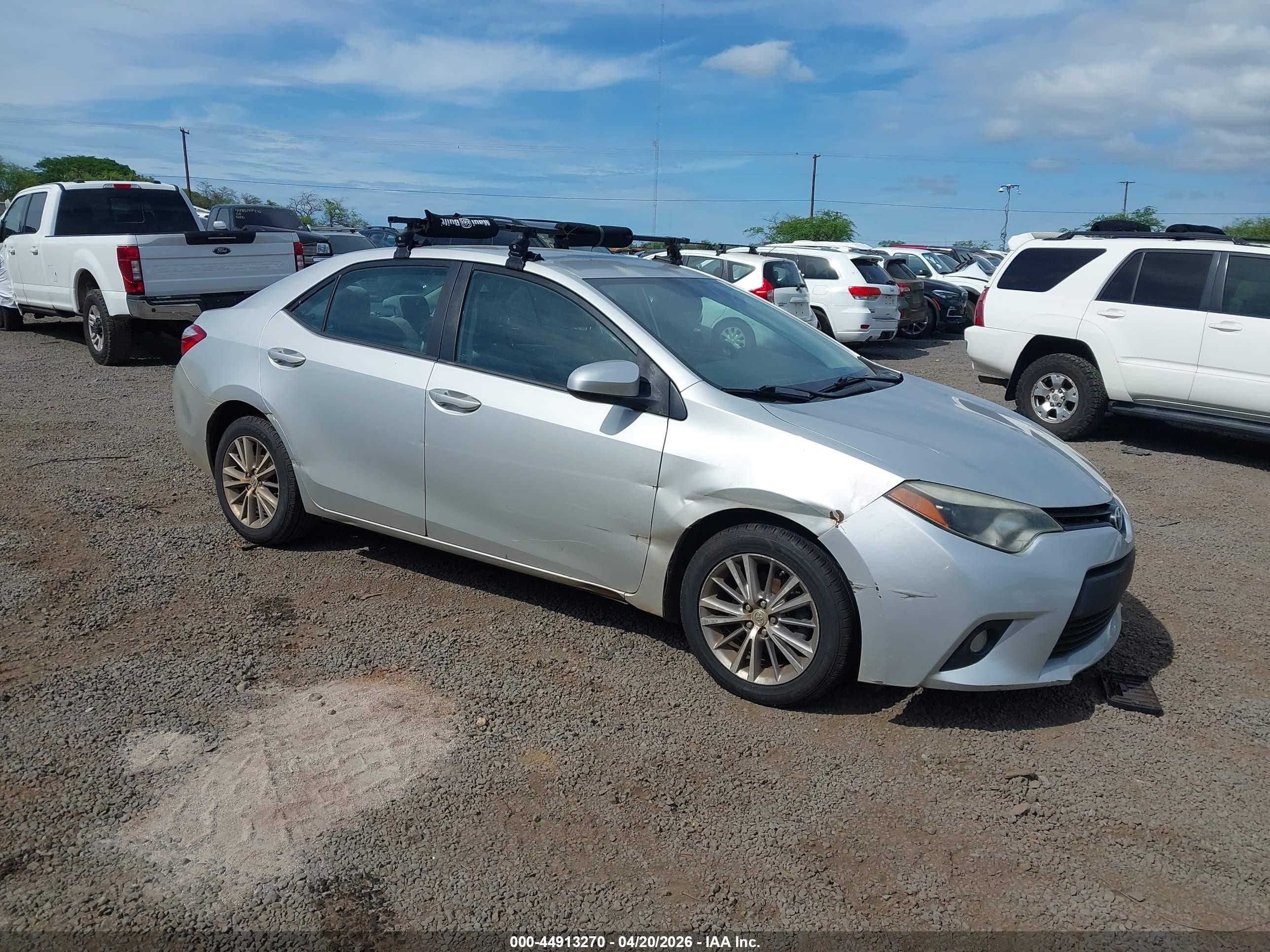 2014 Toyota Corolla S Plus, VIN 5YFBURHE0EP135378 — Fresh water flood