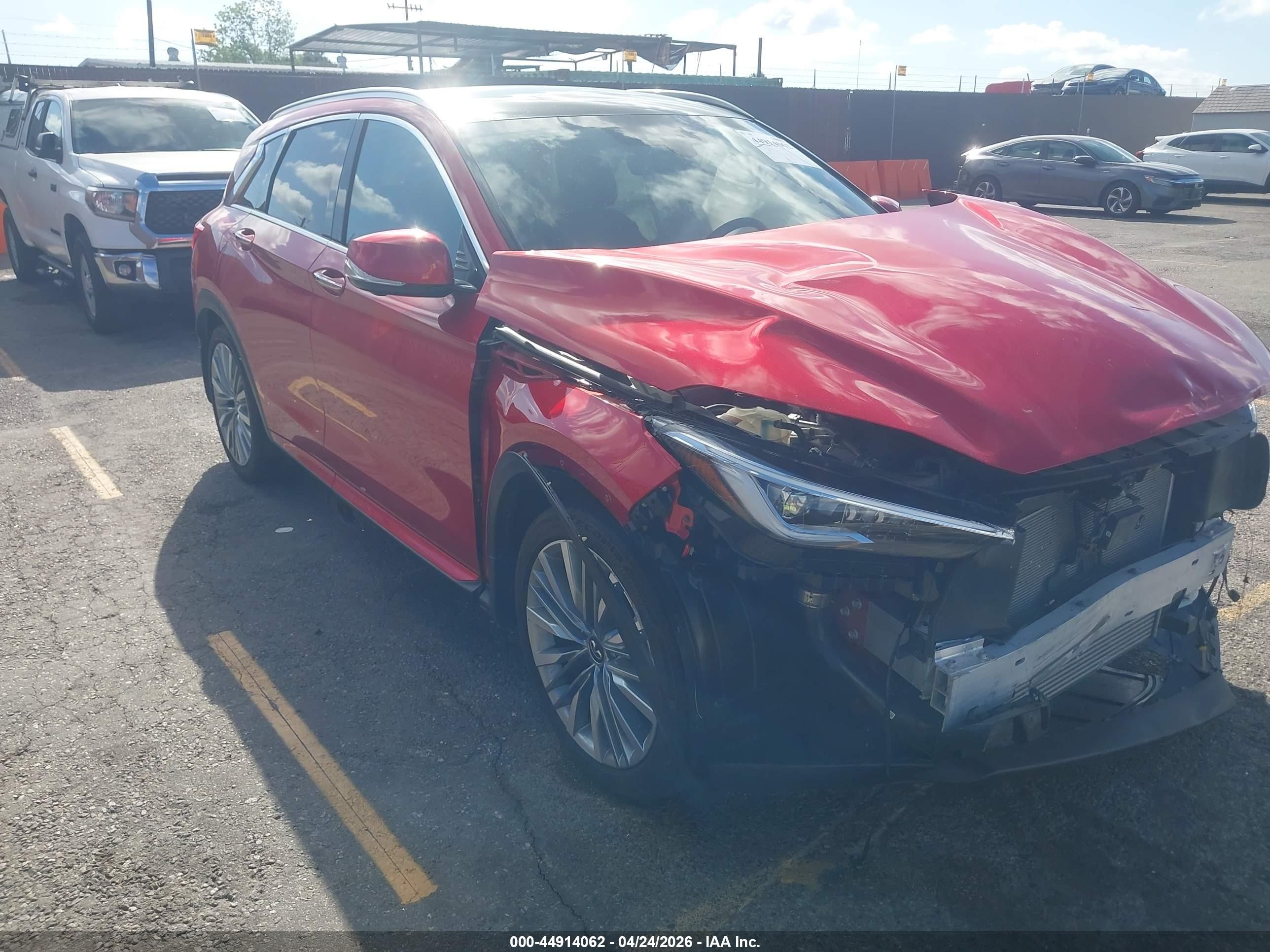 2023 Infiniti QX50 Autograph, VIN 3PCAJ5DBXPF123360 — Front end