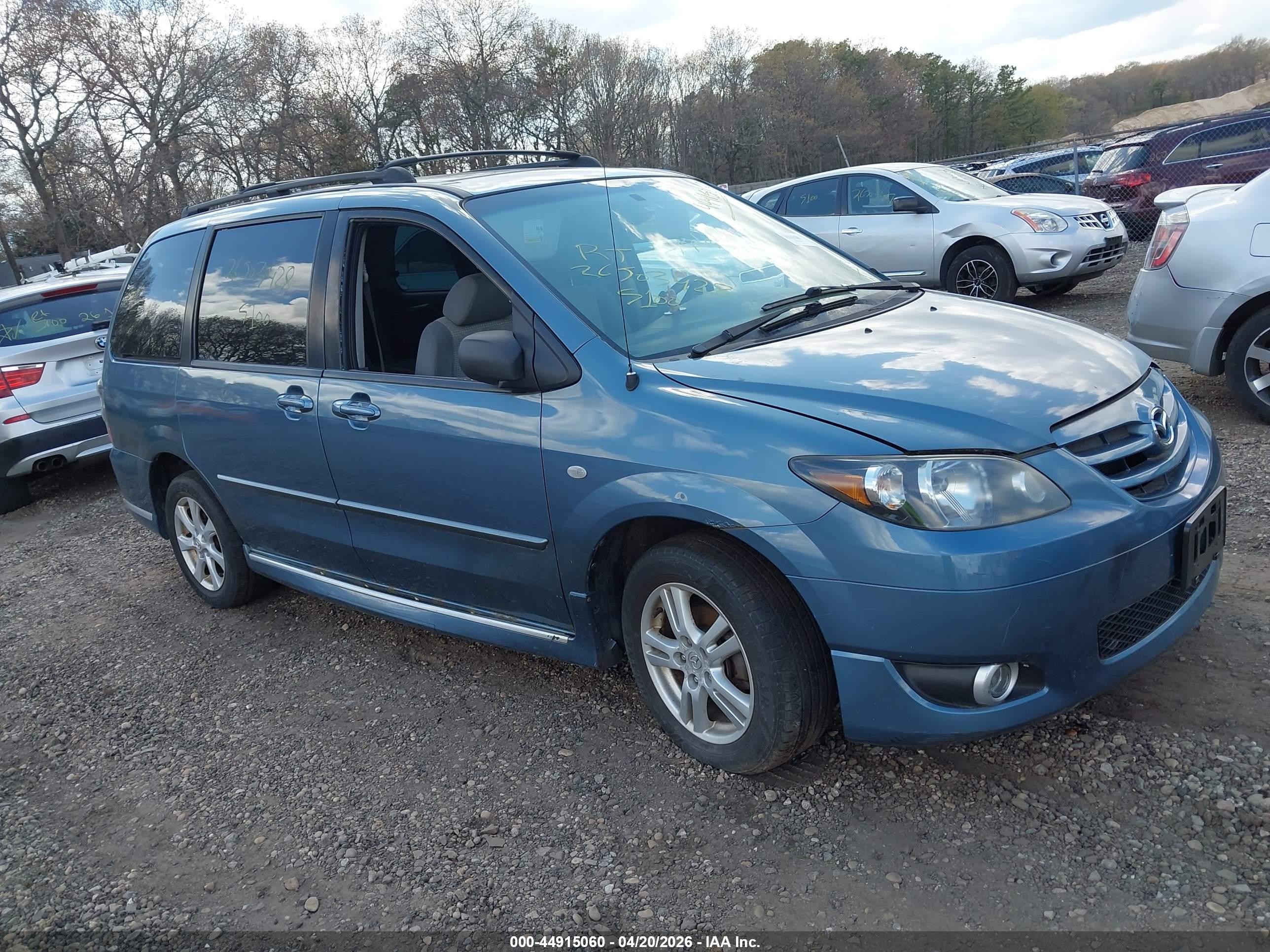 2004 Mazda MPV LX, VIN JM3LW28A140519401 — Front end